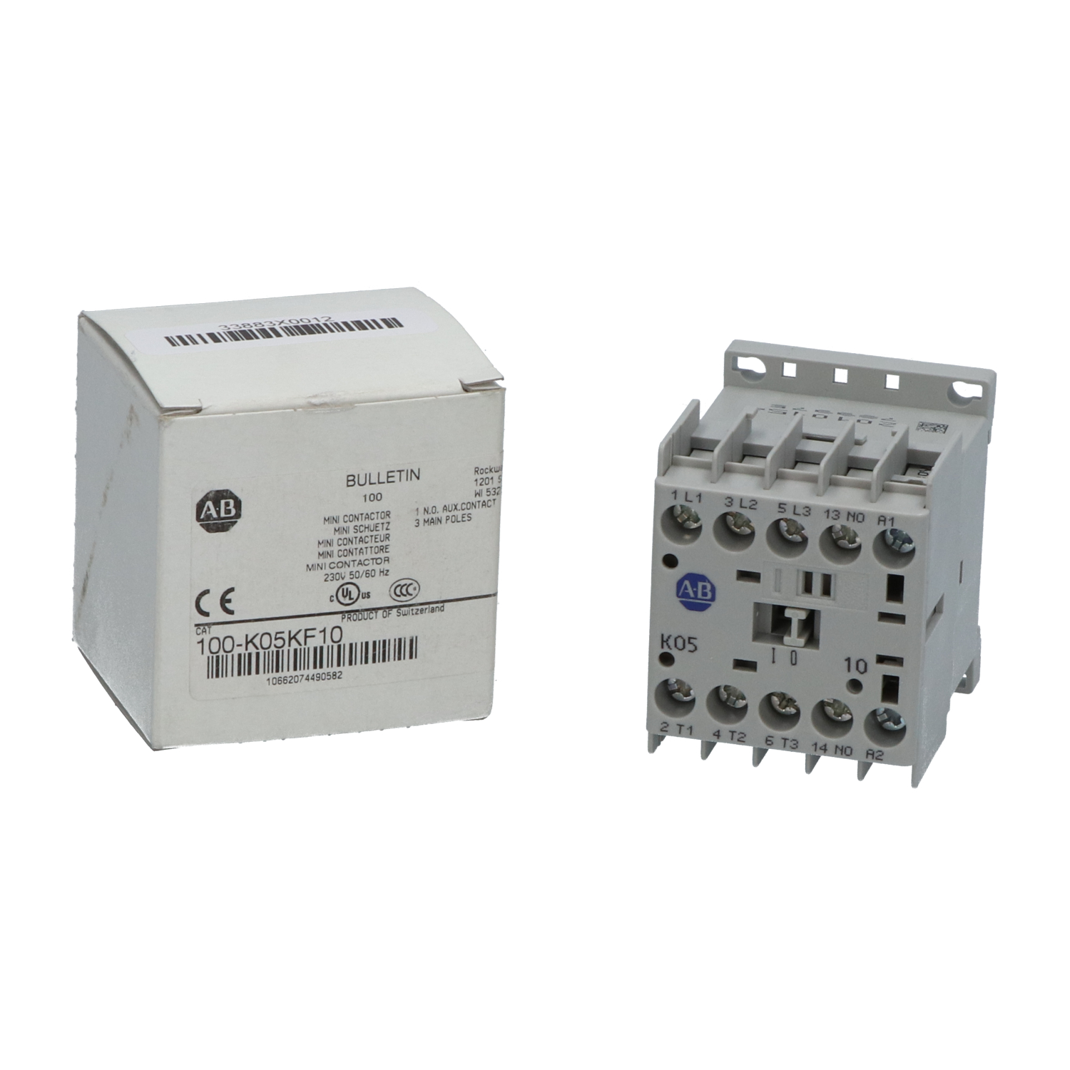 Allen-Bradley 100-K05KF10 Miniature Contactor 5A New NFP