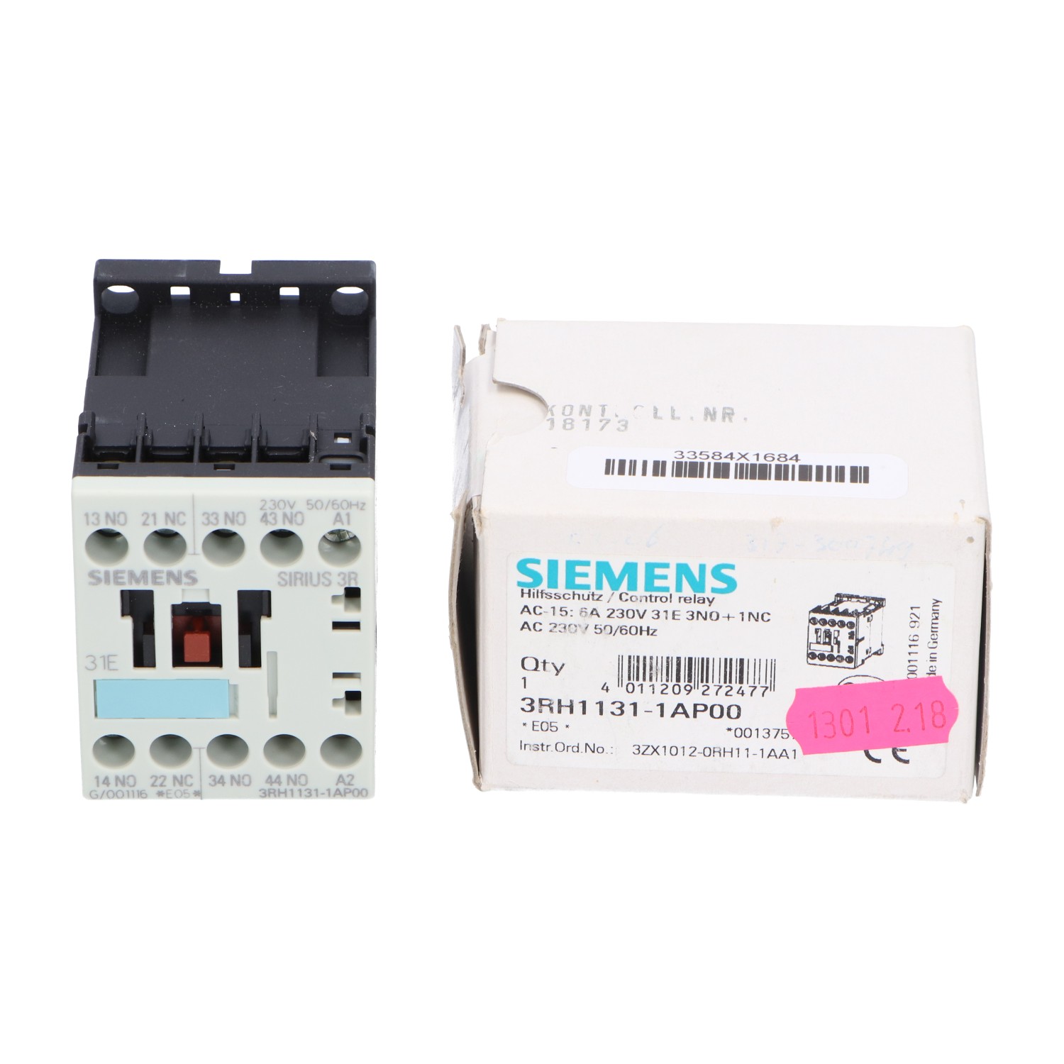 Siemens 3RH1131-1AP00 New NFP
