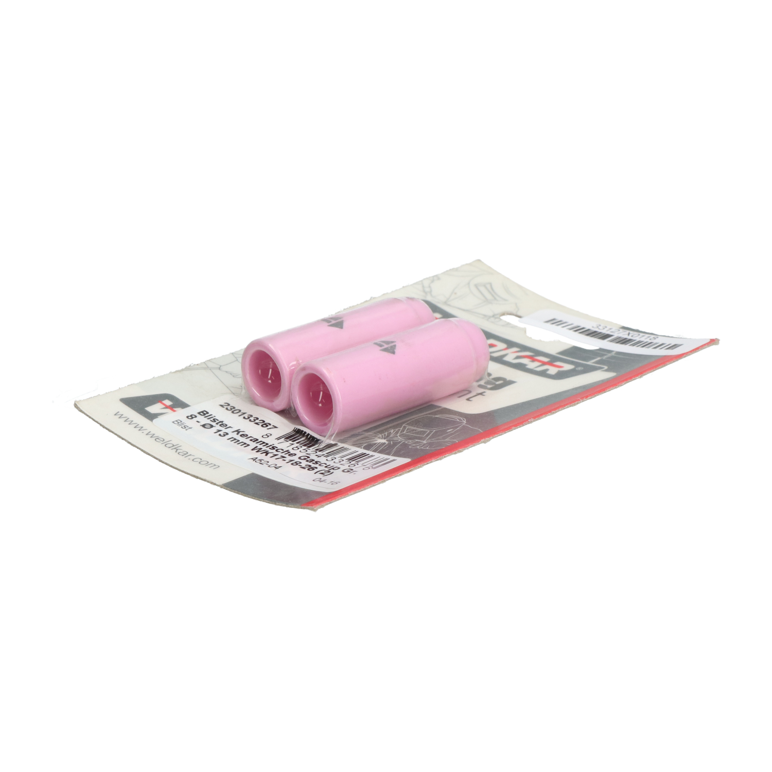 Weldkar 230133267 Ceramic Gas Cup -13mm New NFP Sealed (2pcs)