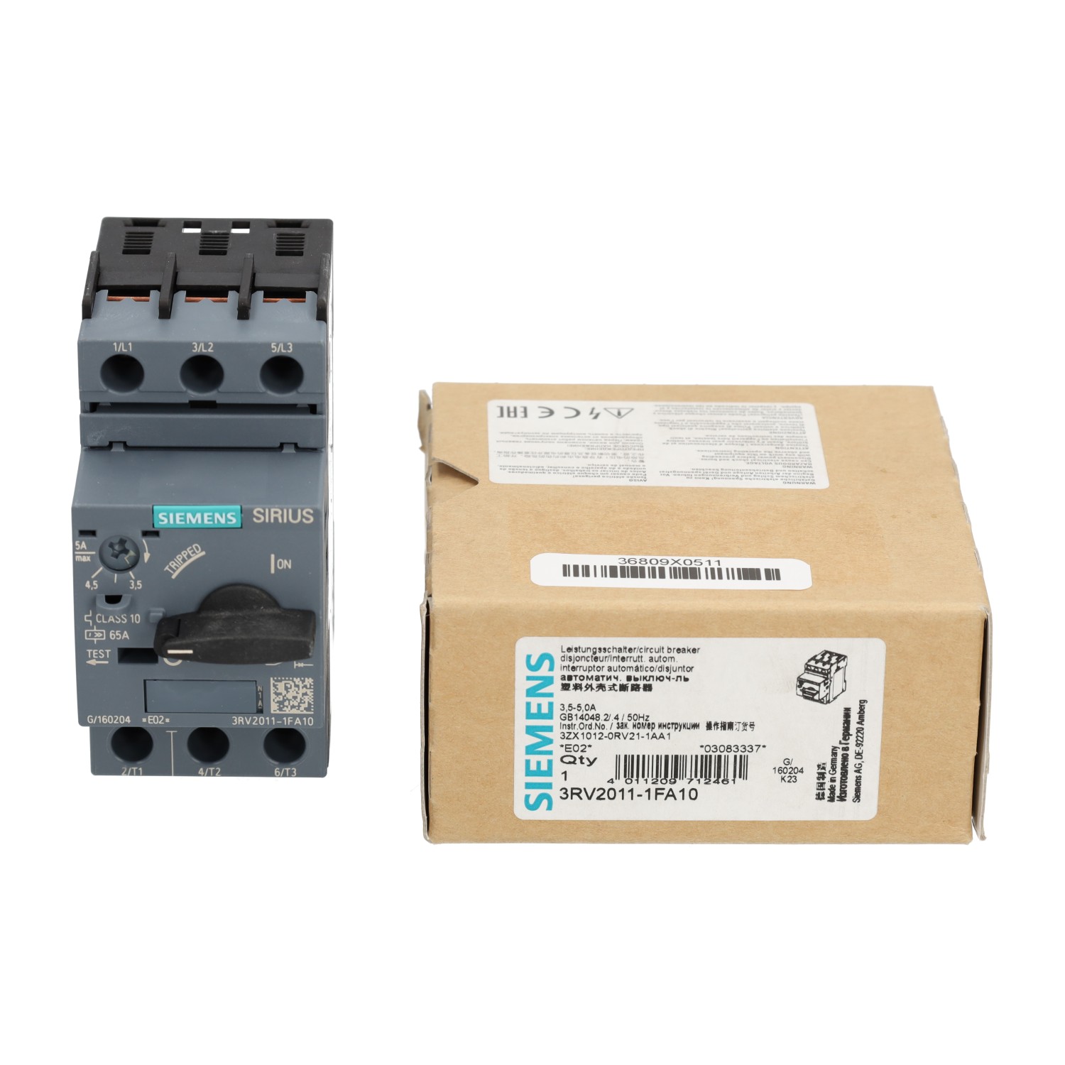 Siemens 3RV2011-1FA10 New NFP