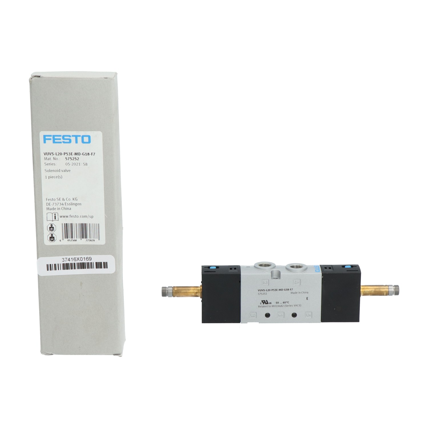 Festo VUVSL20P53EMDG18F7 Solenoid Valve New NFP