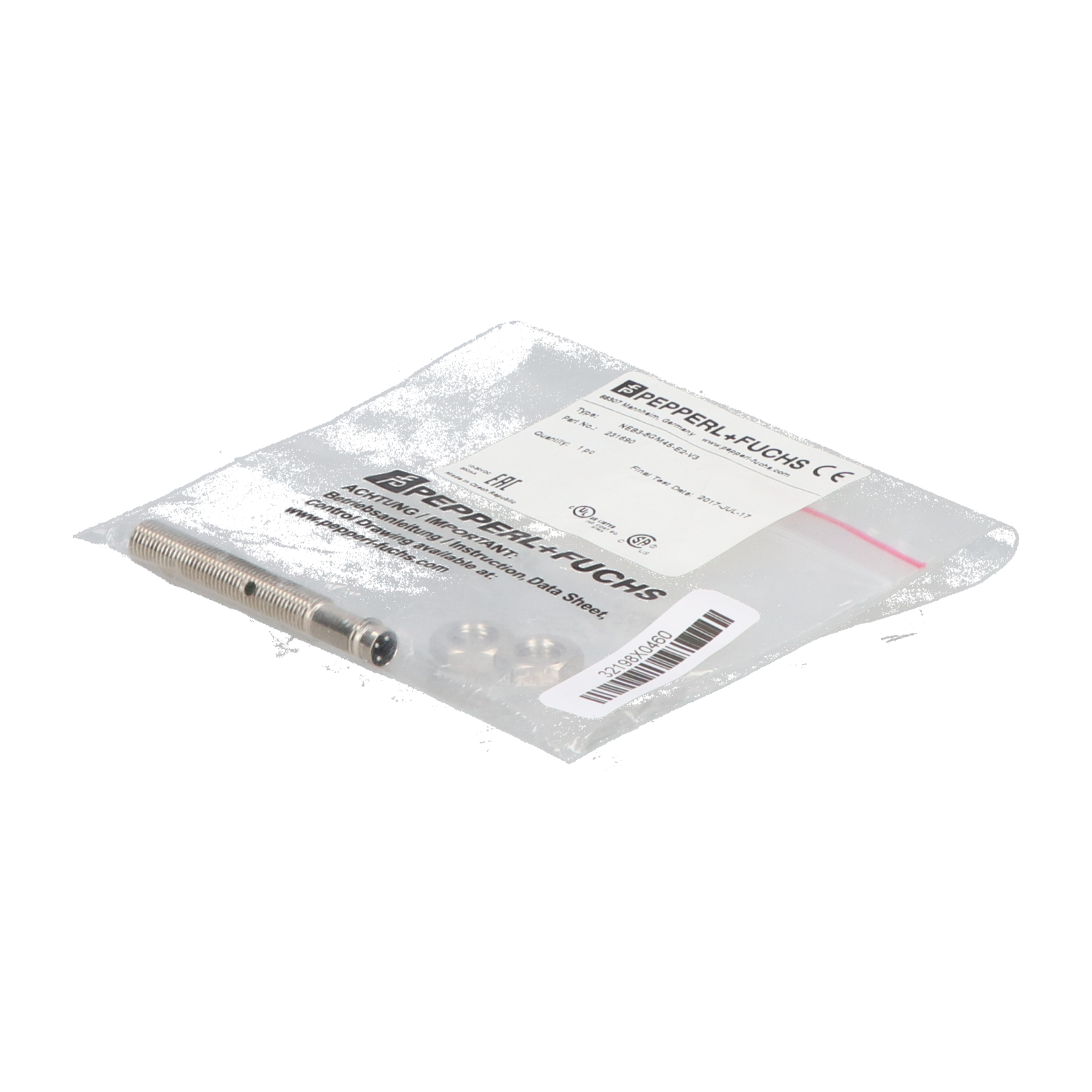 Pepperl+Fuchs NEB3-8GM45-E2-V3 Inductive Sensor New NFP