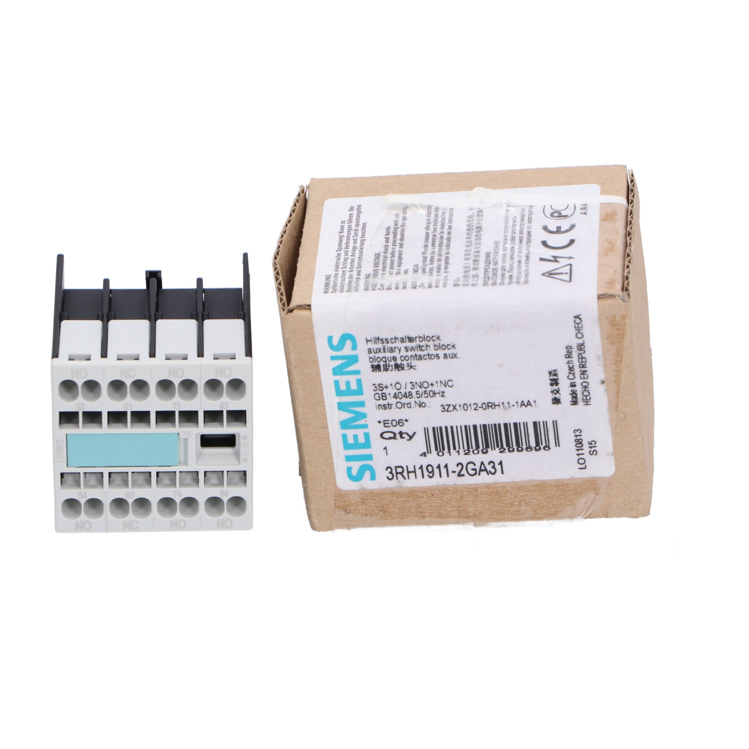 Siemens 3RH1911-2GA31 New NFP