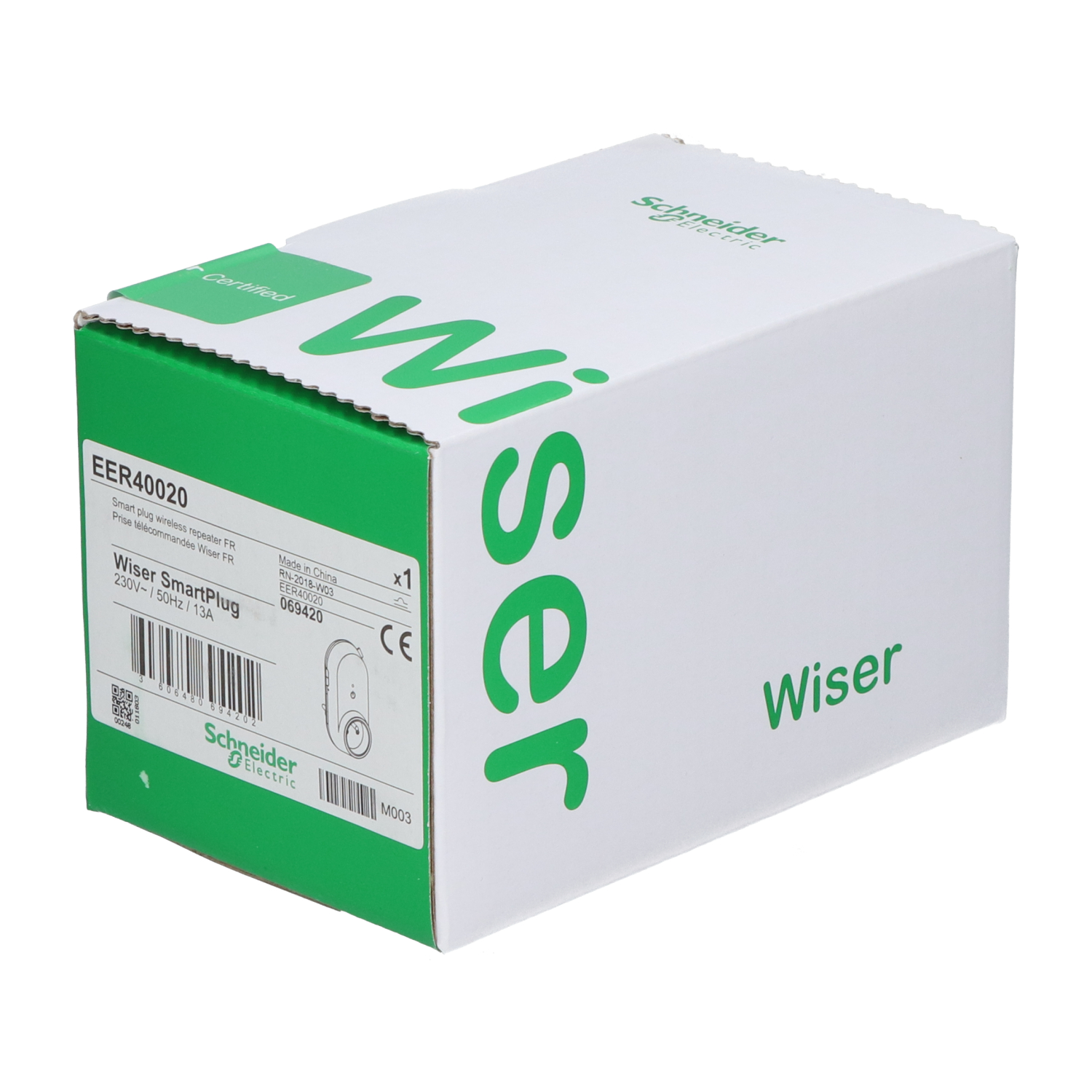 Schneider Electric EER40020 Smart plug Wirelesss Repeater NEW NFP Sealed
