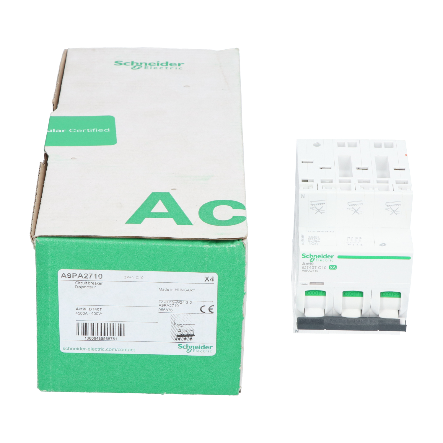 Schneider Electric A9PA2710 Circuit Breaker 3P New NFP (4pcs)