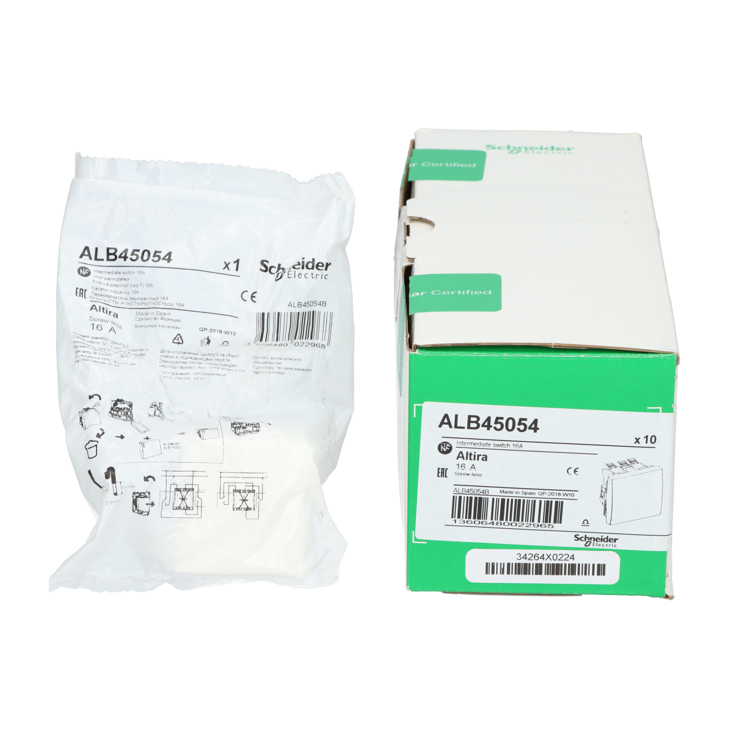 Schneider Electric ALB45054 Altira Switch 16A New NFP Sealed (10pcs)