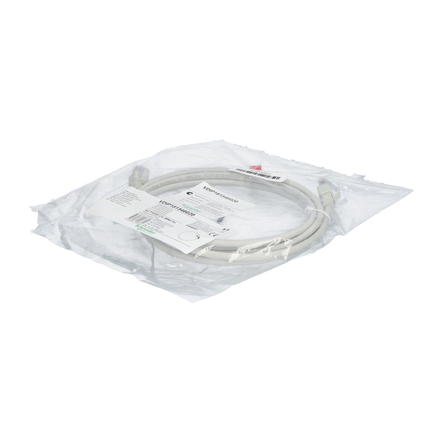 Schneider Electric VDIP181546020B Patchcord RJ45 Cat5e 2m NEW NFP Sealed