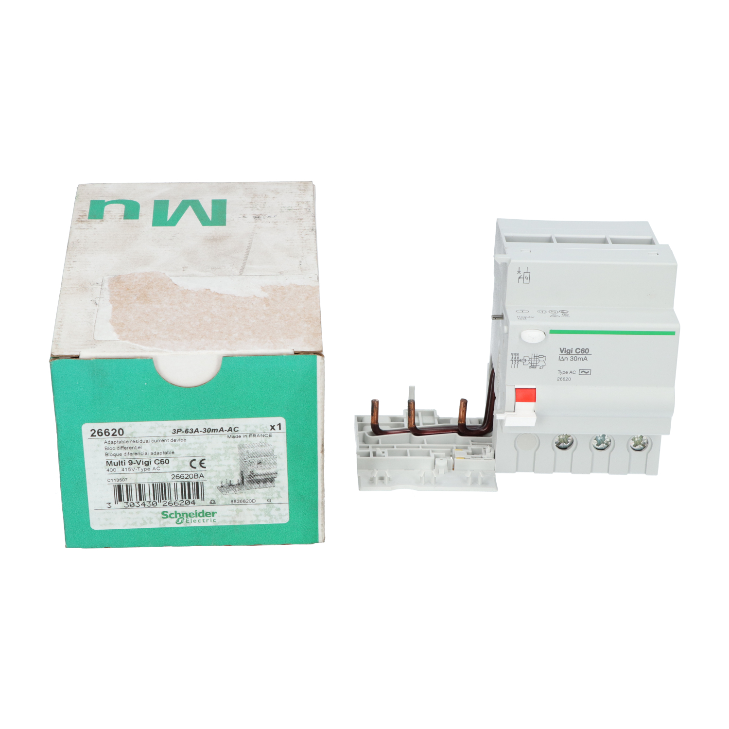 Schneider Electric 26620BA Adaptable Residual Current Device New NFP