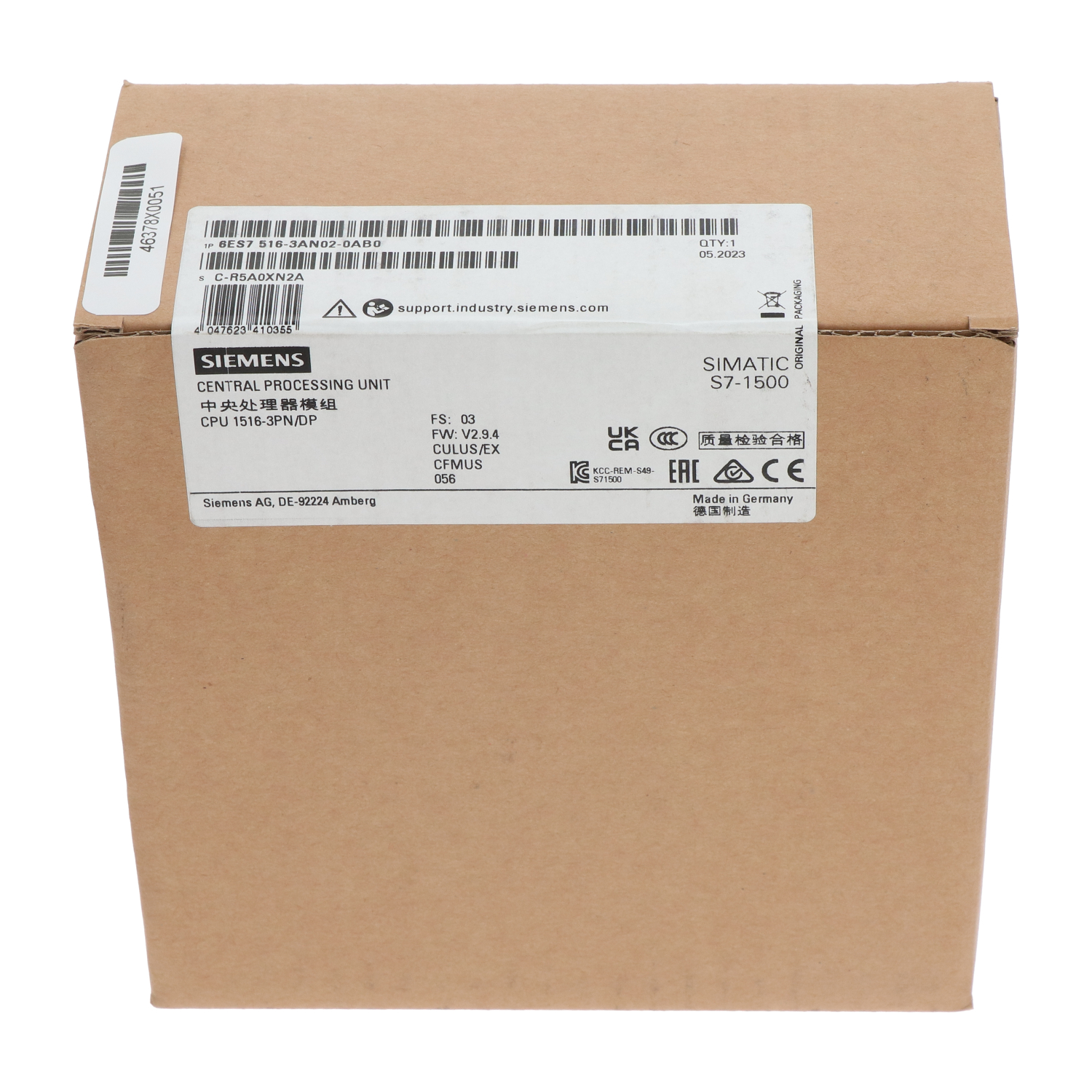Siemens 6ES7516-3AN02-0AB0 New NFP Sealed