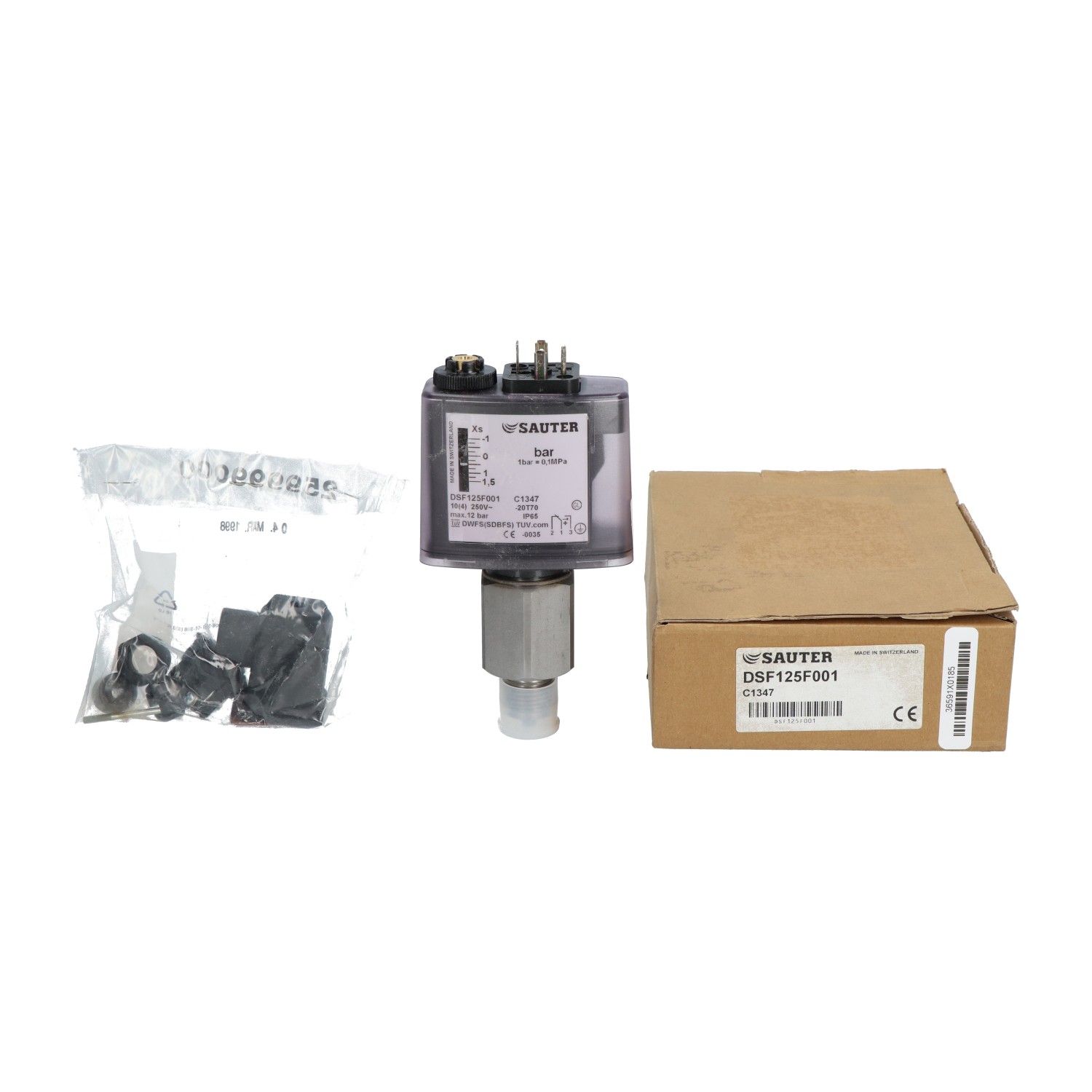 Sauter DSF125F001 Pressure Monitor -1 to 1,5bar New NFP