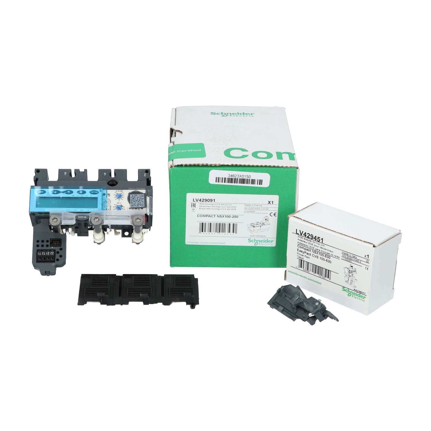 Schneider Electric LV429091 ComPact NSX MicroLogic 5.2 A Trip Unit New NFP