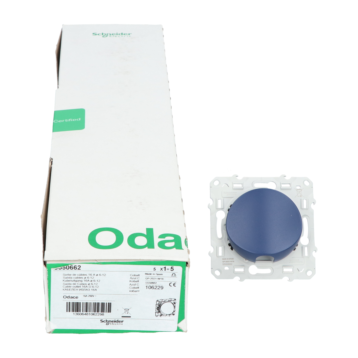 Schneider Electric S550662 Cable Outlet New NFP (5pcs)