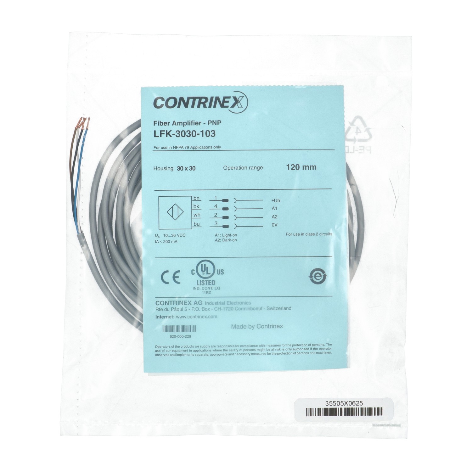Contrinex LFK-3030-103 New NFP Sealed