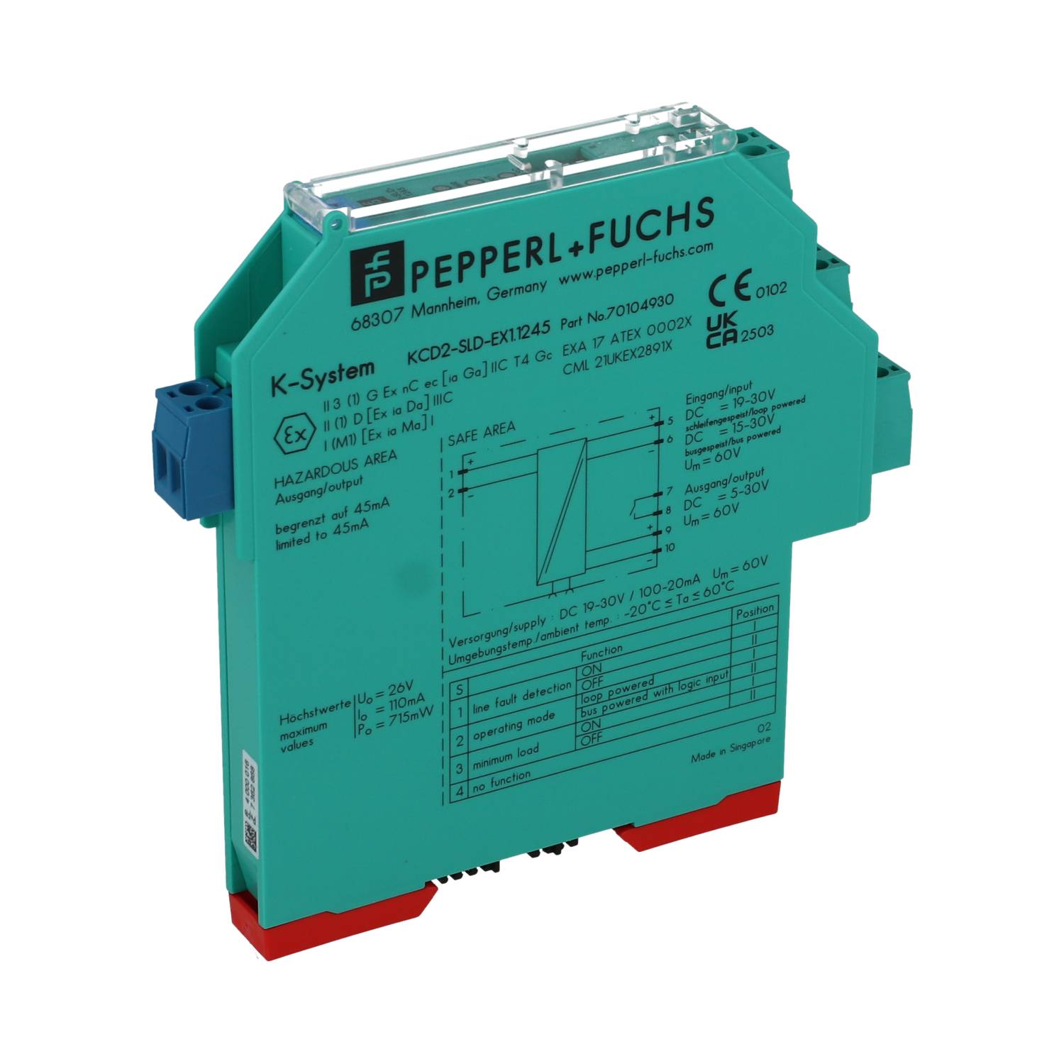 Pepperl+Fuchs KCD2-SLD-EX1.1245 New NMP