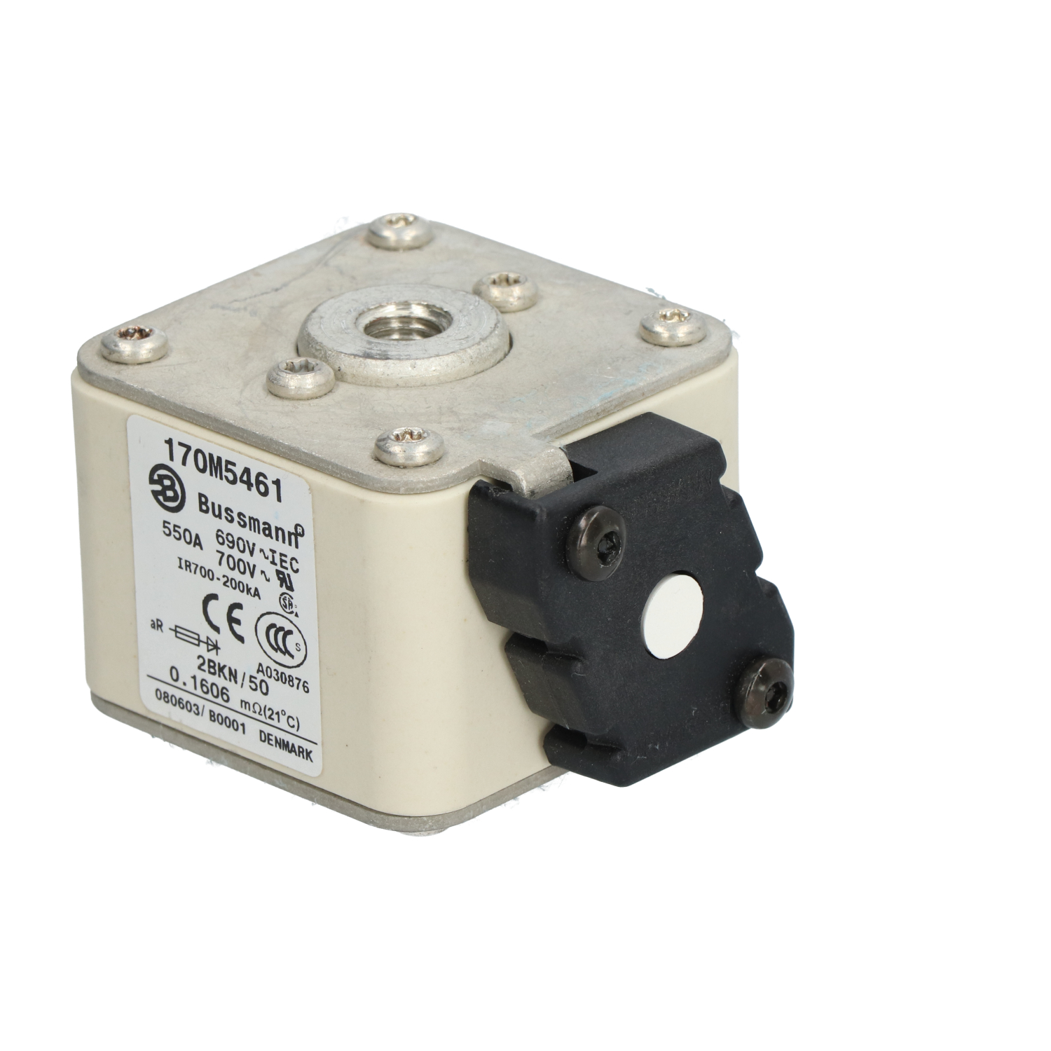 Bussman 170M5461 Fuse Square 550A 700VAC RECT Used UMP