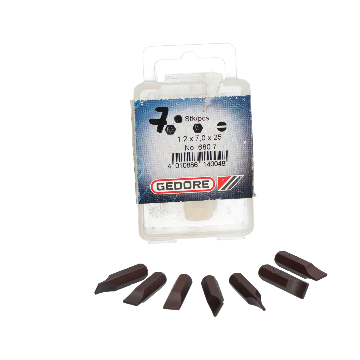 Gedore 6538020 Screw Bits New NFP (7pcs)