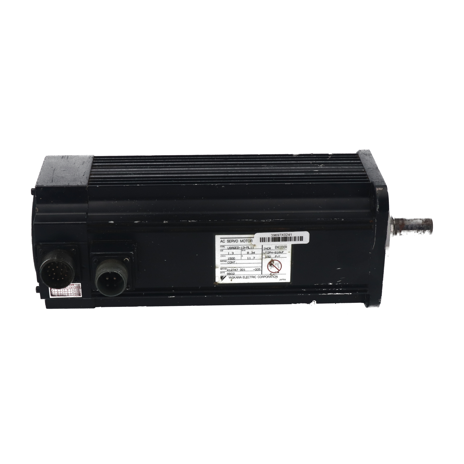 Yaskawa USAGED-13-ML11 Servo Motor Used UMP