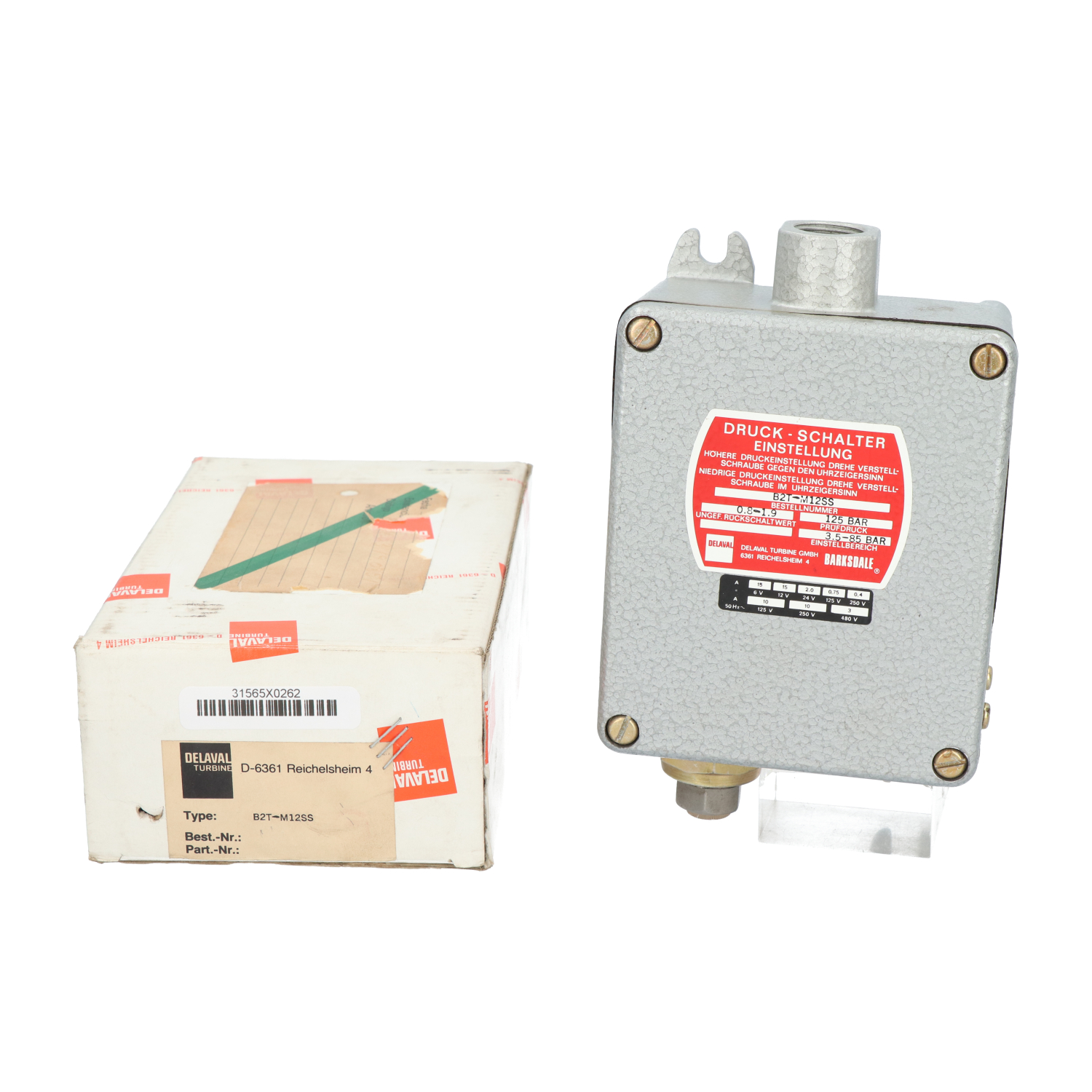 Barksdale B2T-M12SS Pressure Switch New NFP