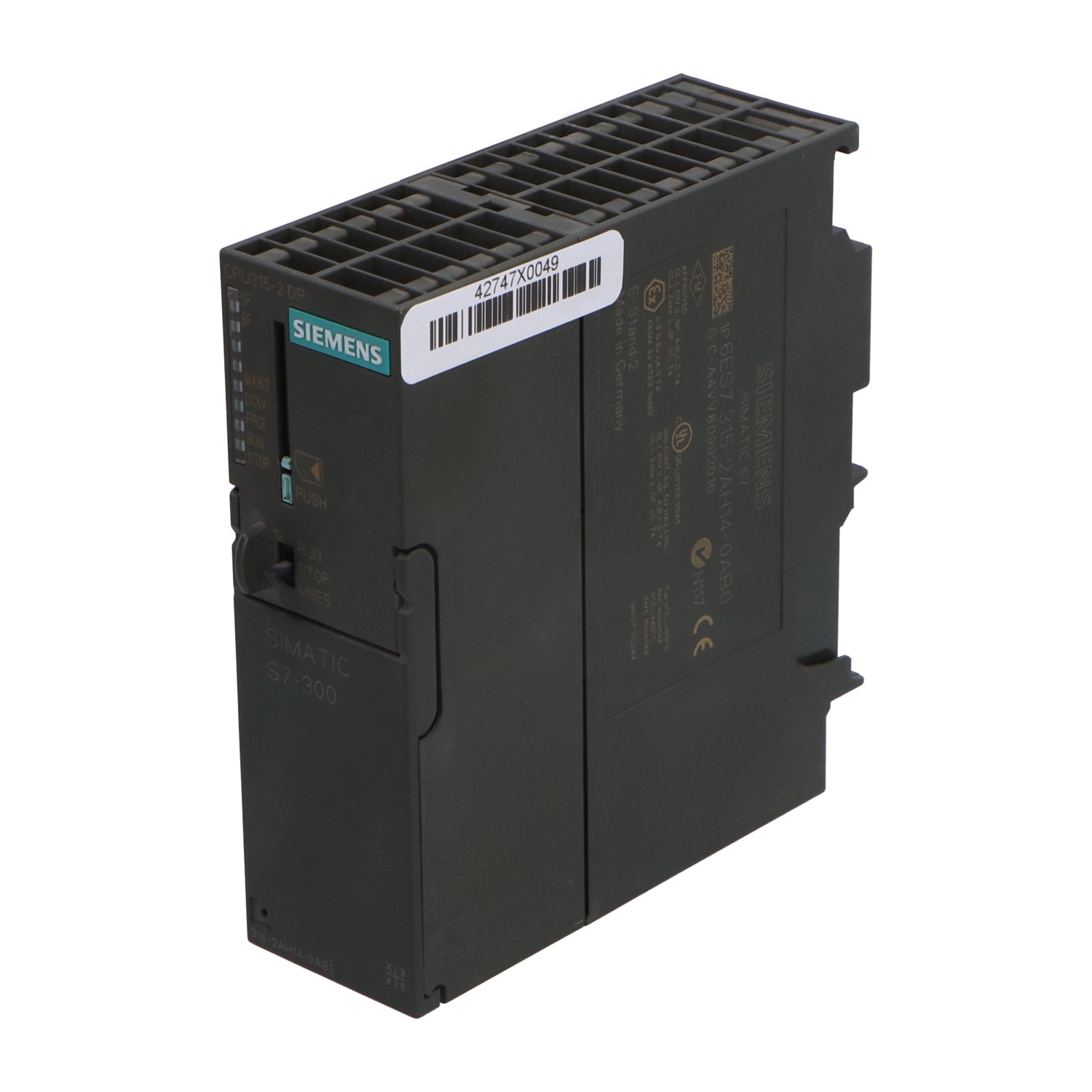 Siemens 6ES7315-2AH14-0AB0 Used UMP