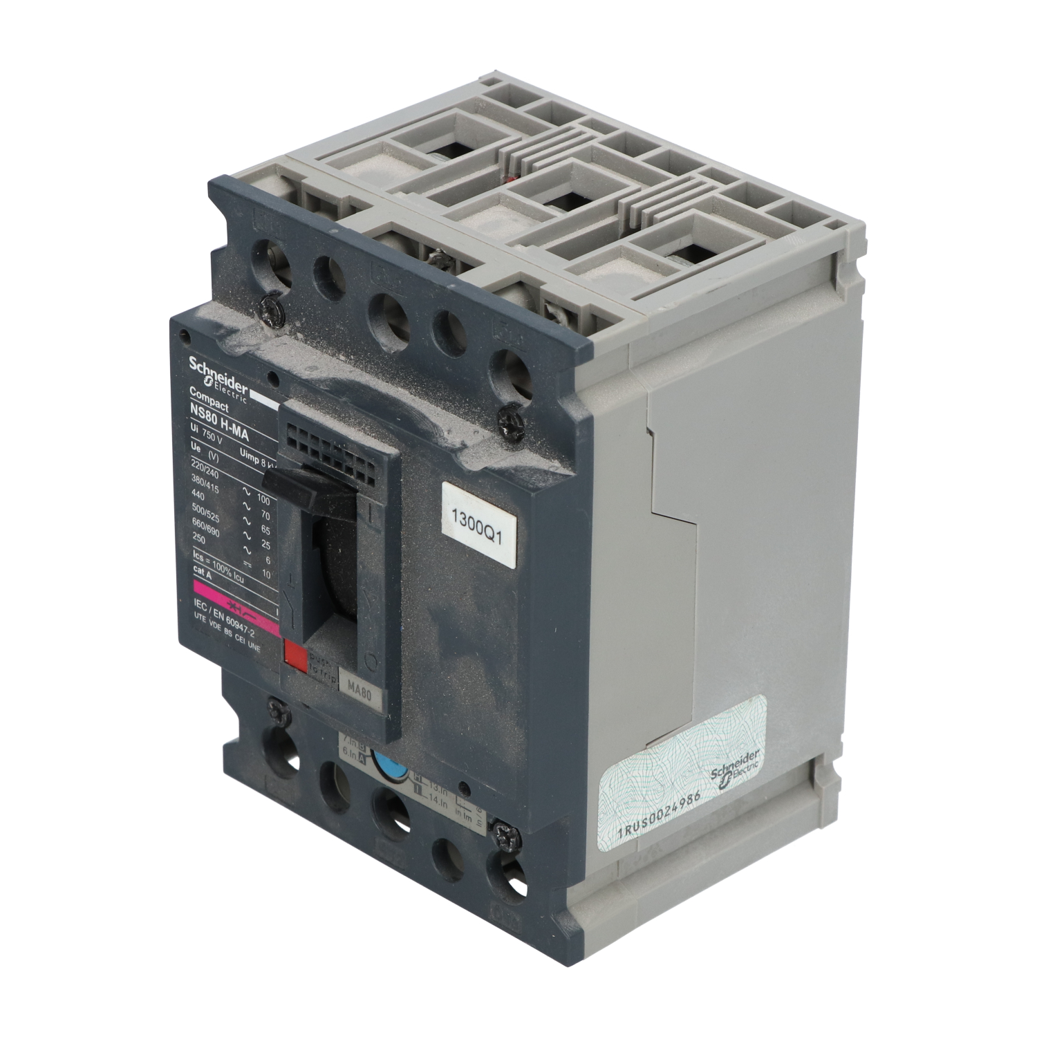 Schneider Electric NS80H-MA Industrial Circuit Breaker Used UMP