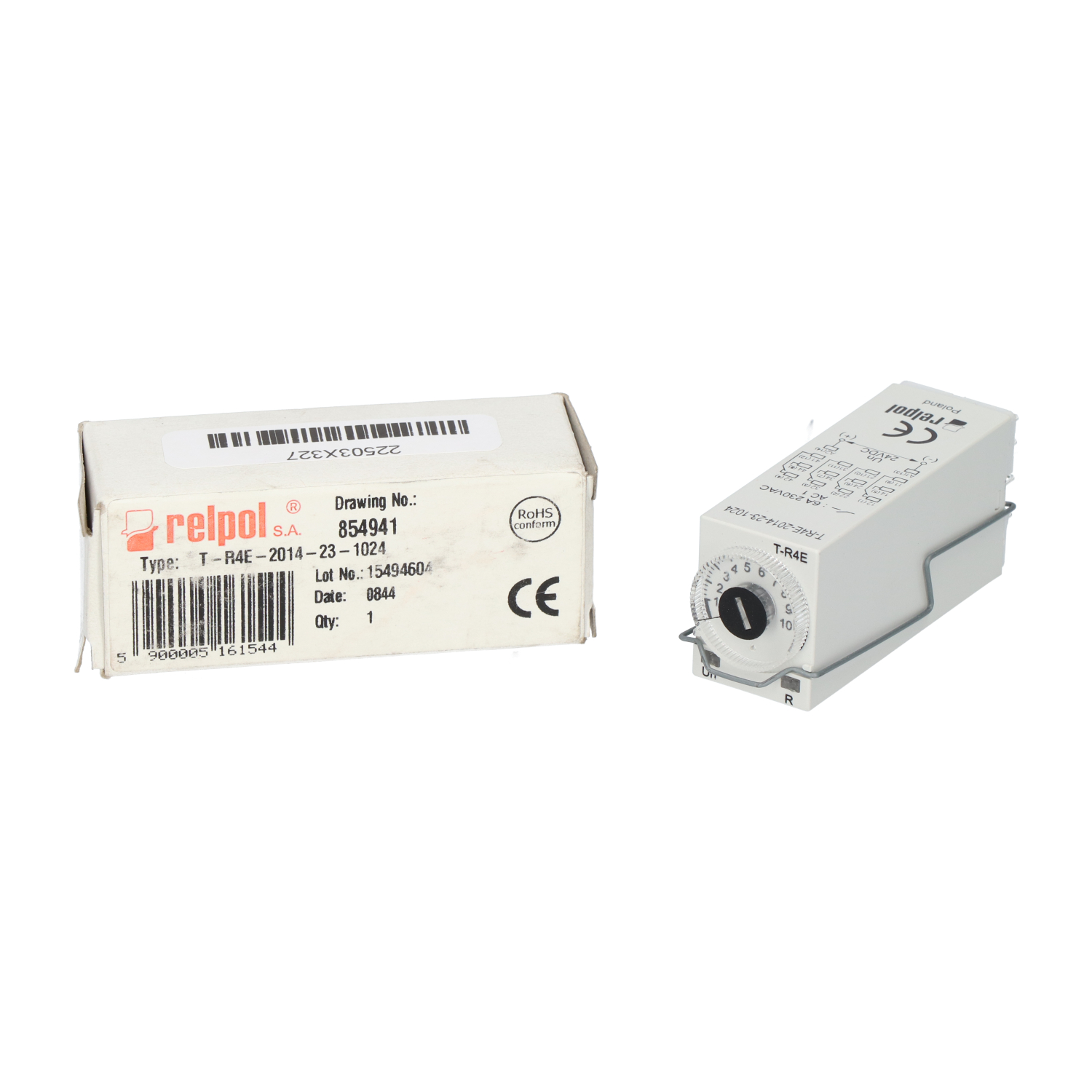 Relpol T-R4E-2014-23-1024 Rail Timer Relay New NFP