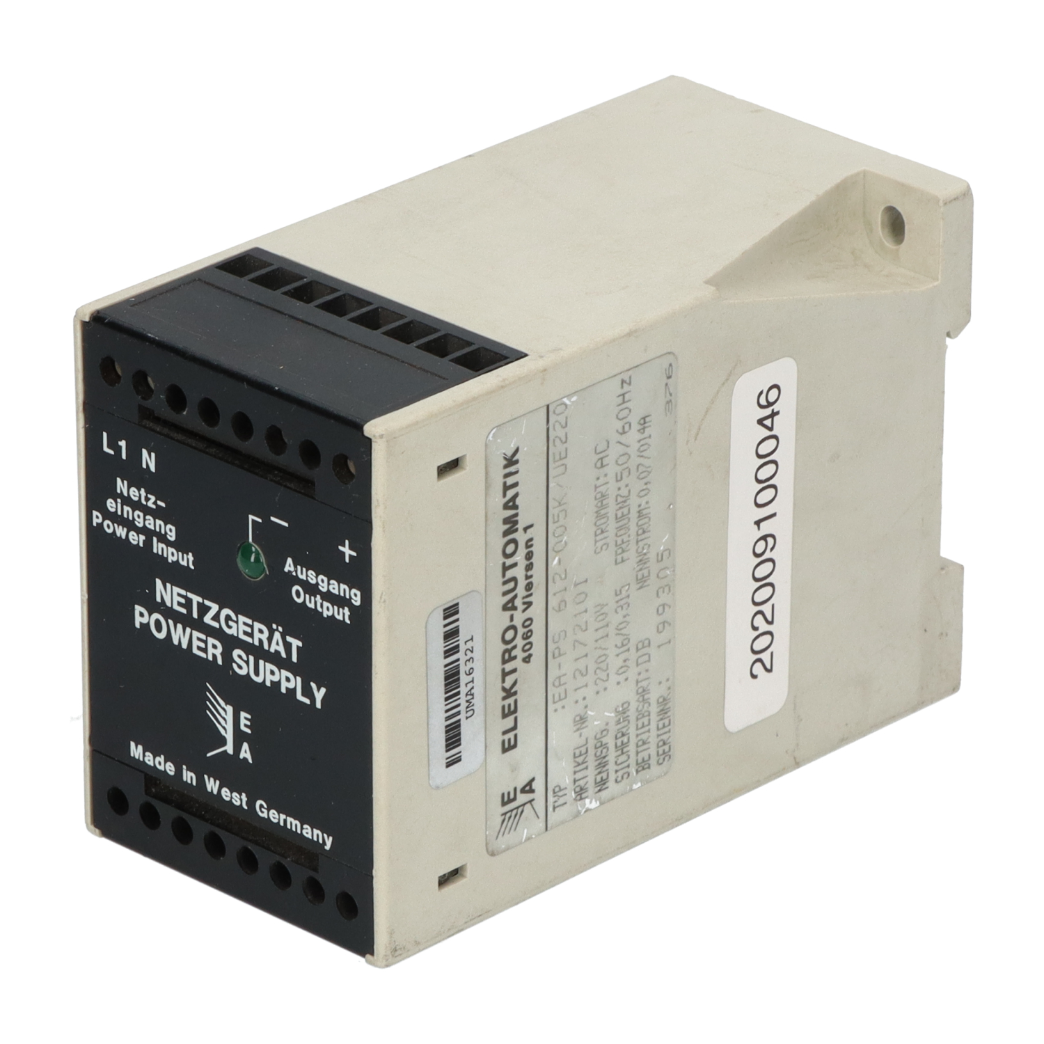 Elektro Automatik EA-PS612-005K/UE220 Power Supply Used UMP
