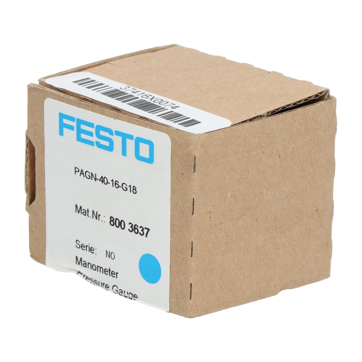 Festo PAGN-40-16-G18 Pressure Gauge New NFP Sealed