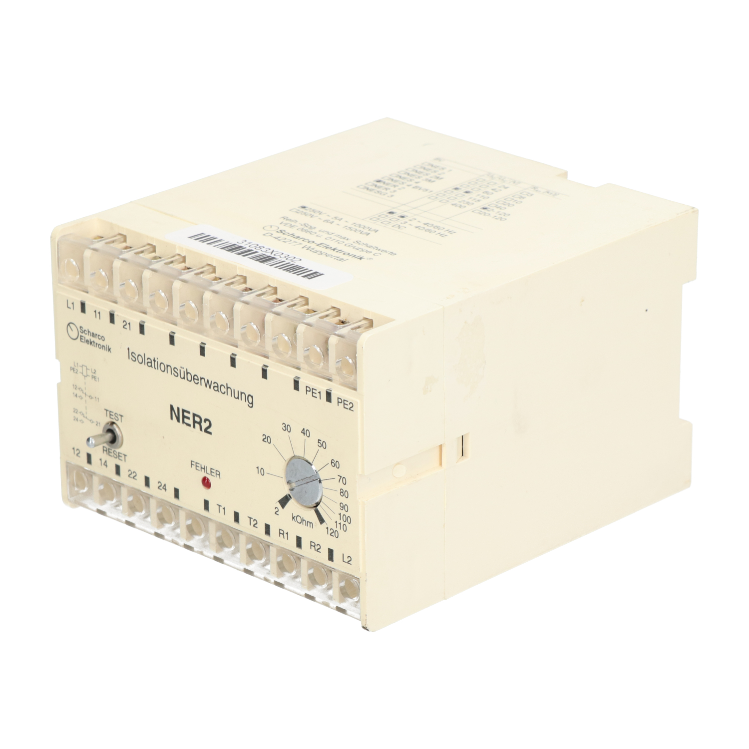 Scharco Elektronik NER2 Timing Relay Used UMP