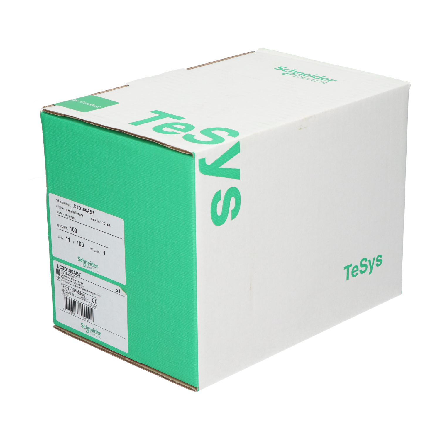 Schneider Electric LC3D180AB7 Start Delta Starter New NFP