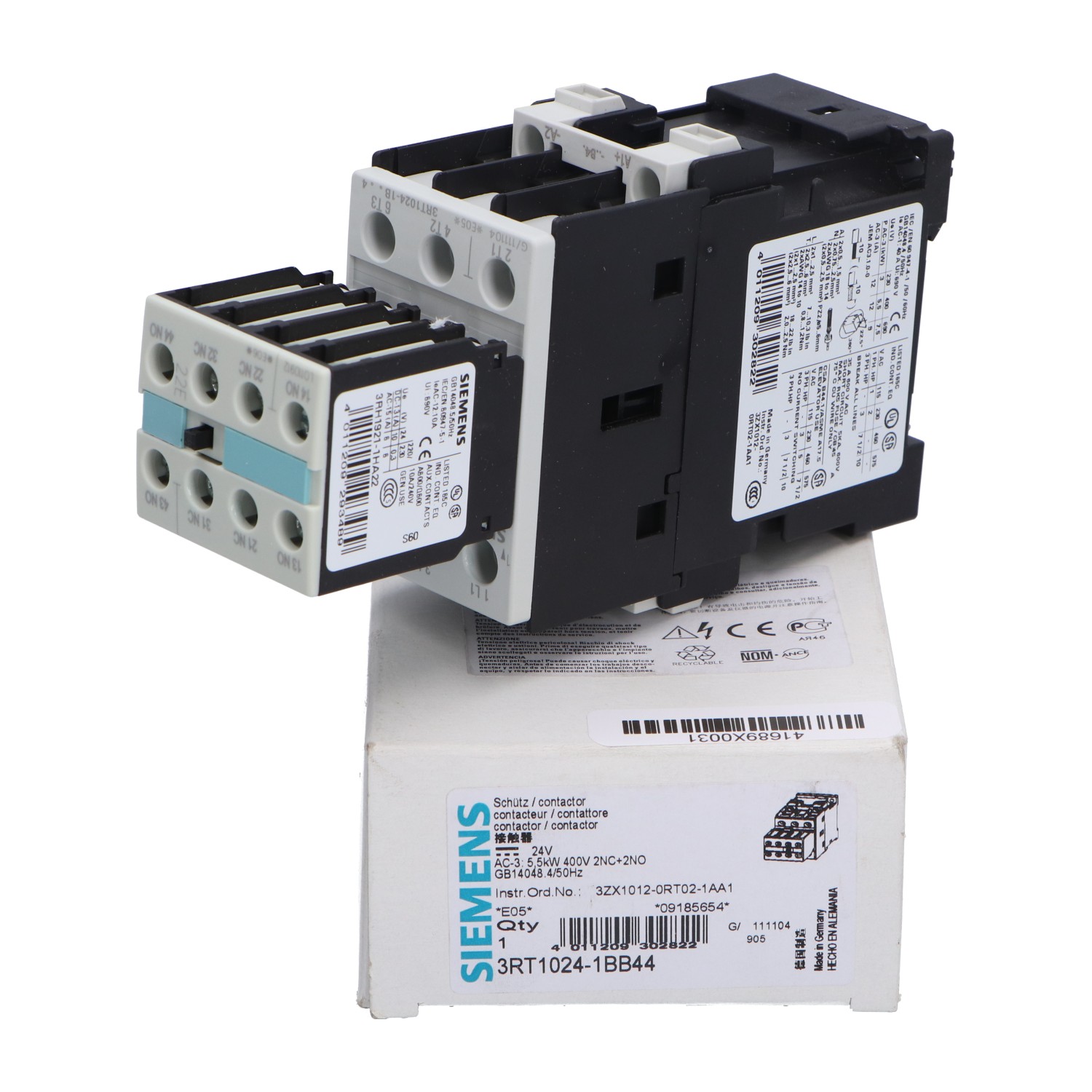 Siemens 3RT1024-1BB44 New NFP