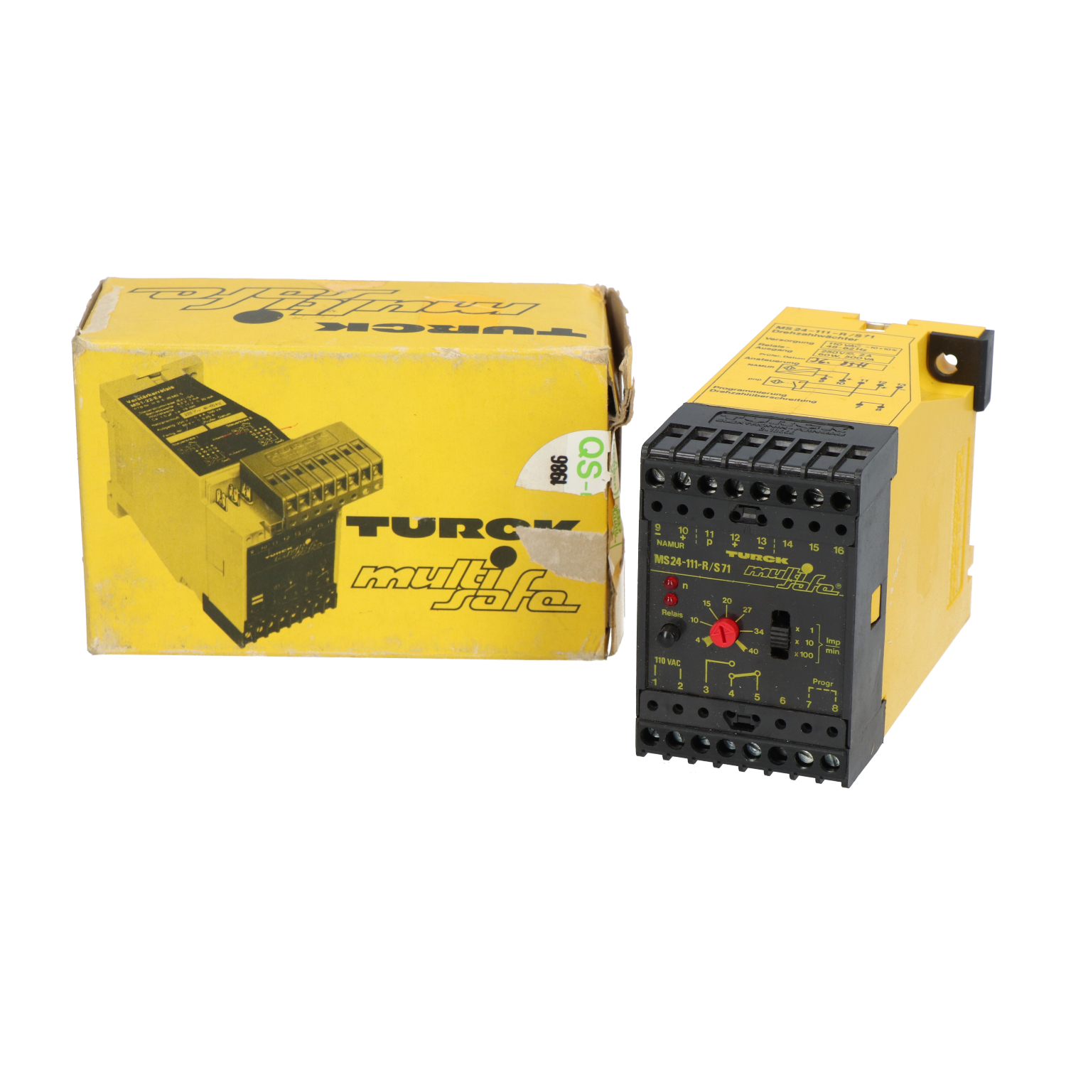 Turck MS24-111-R/S71 Speed Monitor New NFP