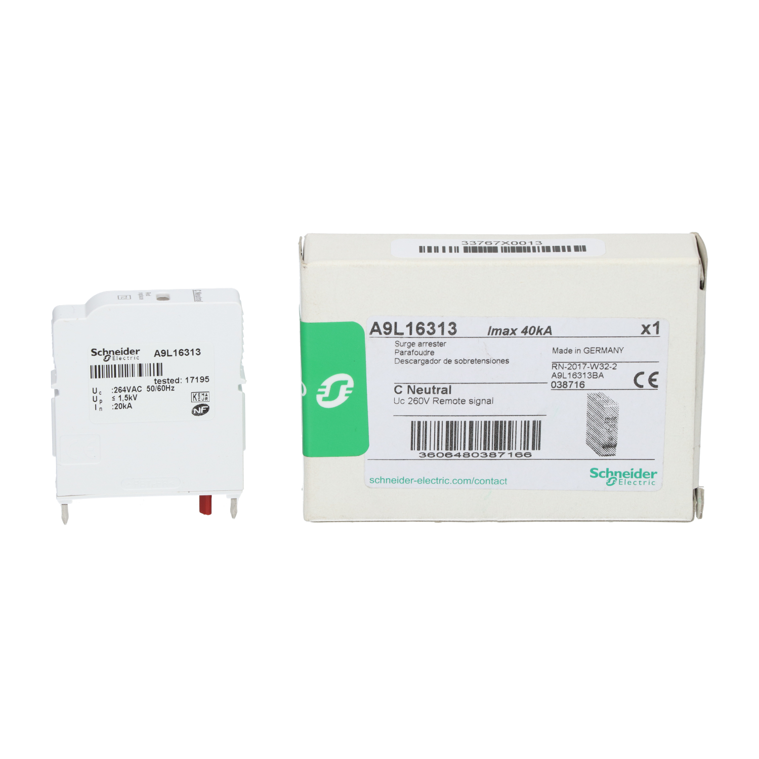 Schneider Electric A9L16313 Surge Arrester New NFP