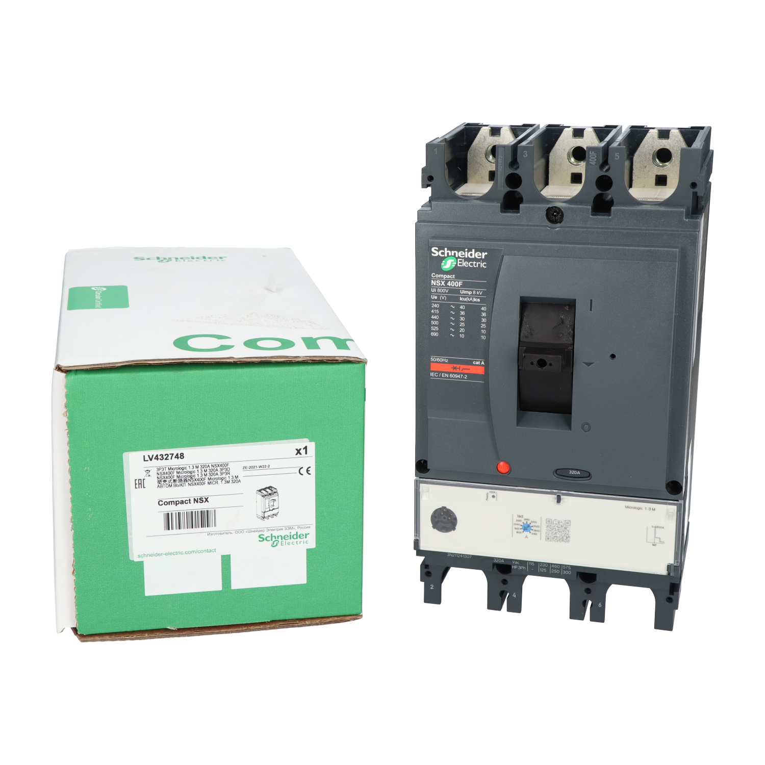 Schneider Electric M320A LV432748 Micrologic NEW NFP