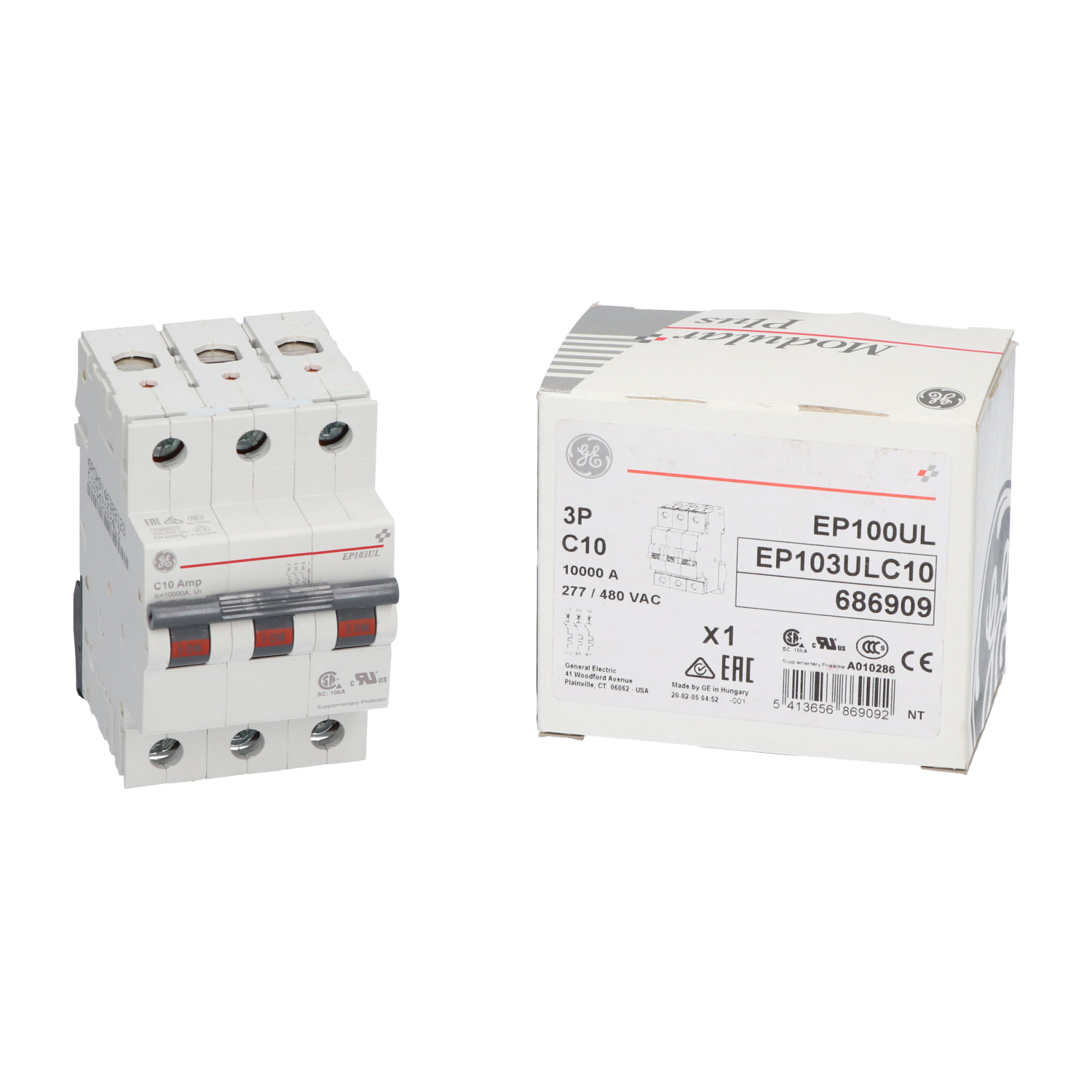 General Electric EP103ULC10 circuit breaker 686909 New NFP