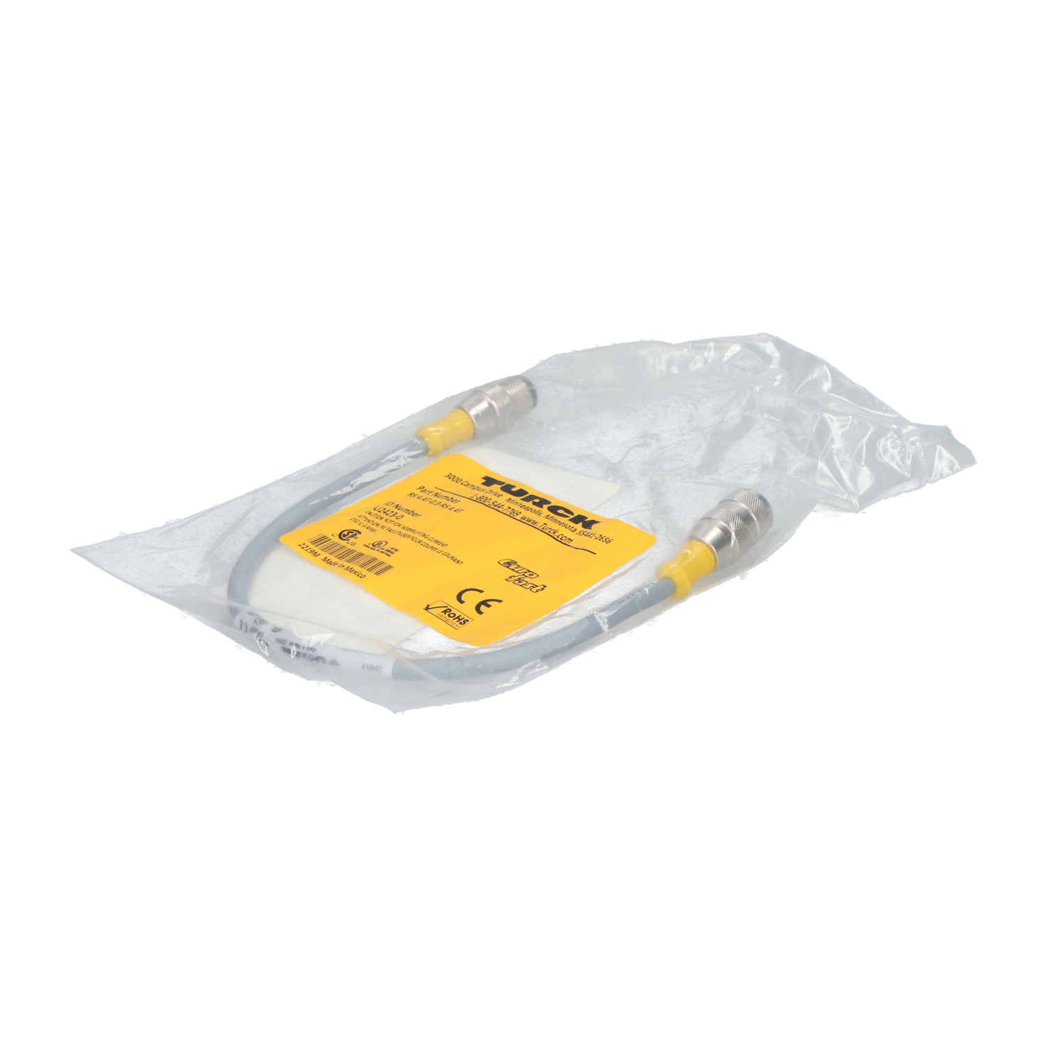 Turck U2423-0 Actuator and Sensor Cordset New NFP Sealed