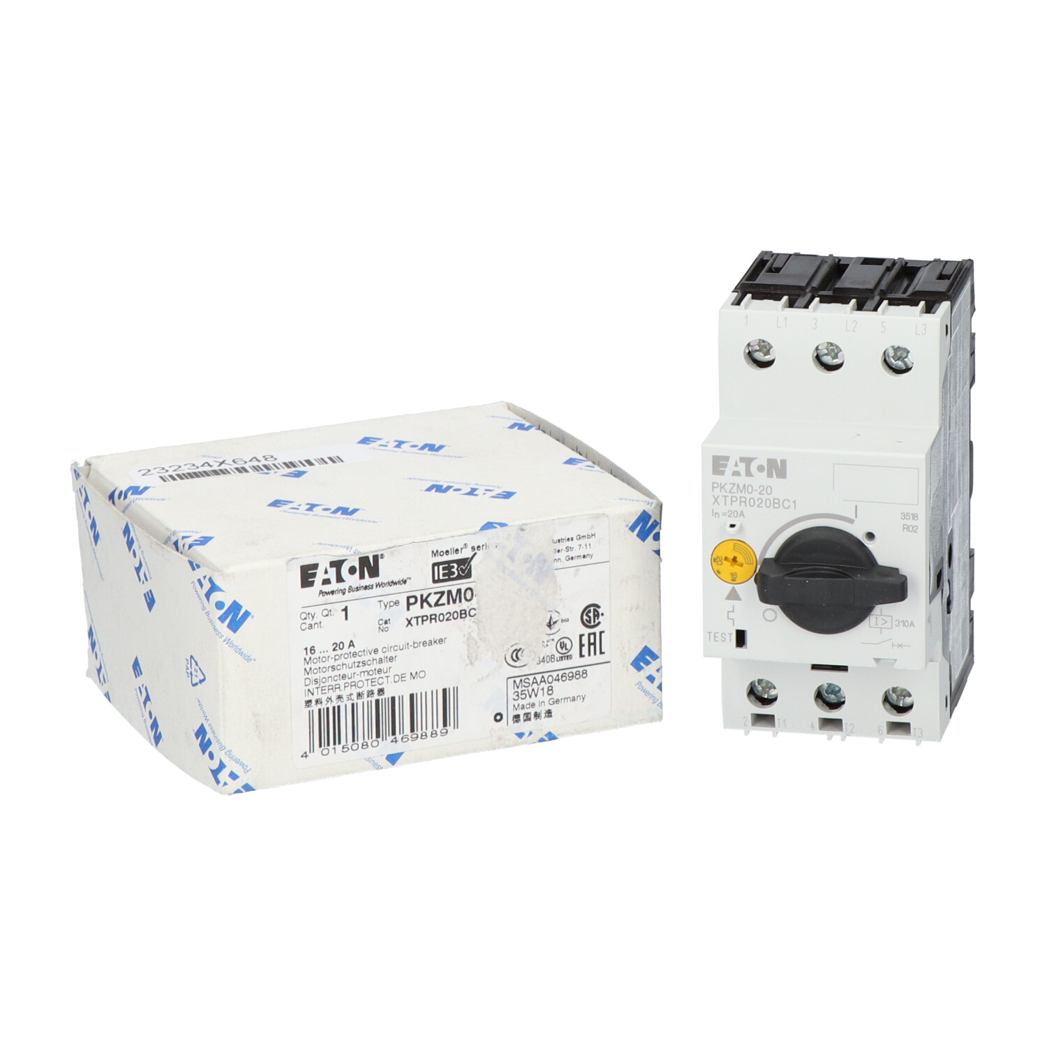 1000000190_302260520440 MOELLER PKZM0-20 MOTOR PKZM0 BK25/3-PKZ0-E - Foto 7