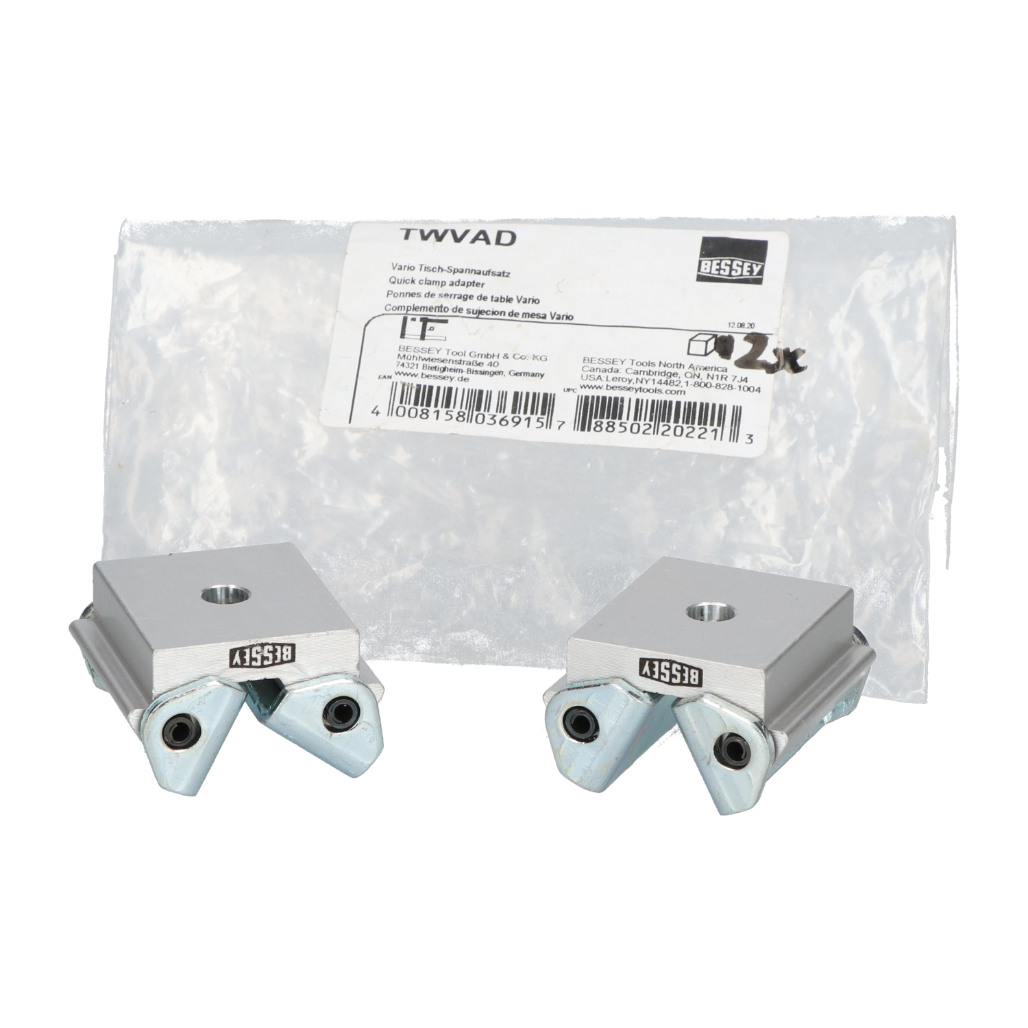 Bessey TWVAD Quick Clamp Adapter New NFP (2pcs)