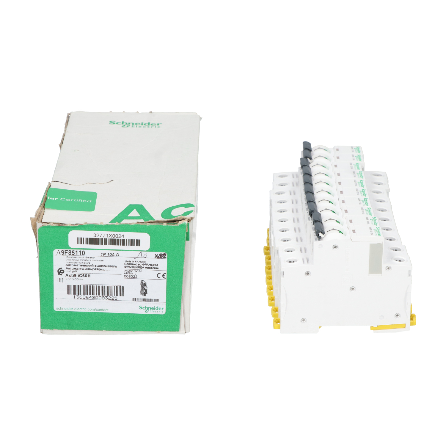 Schneider Electric A9F85110 Circuit Breaker 1P New NFP (10pcs)