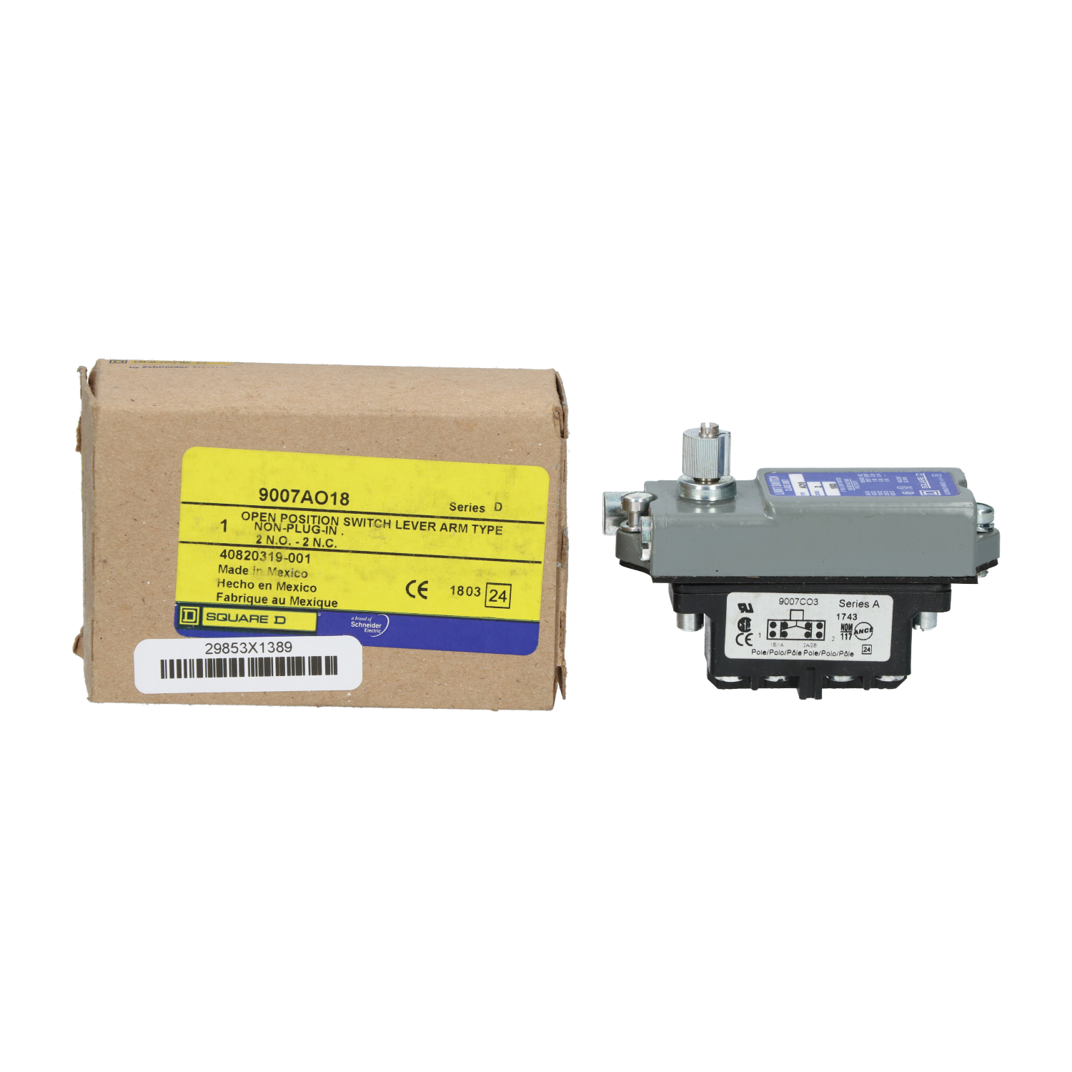 Square D 9007AO18 Limit Switch New NFP