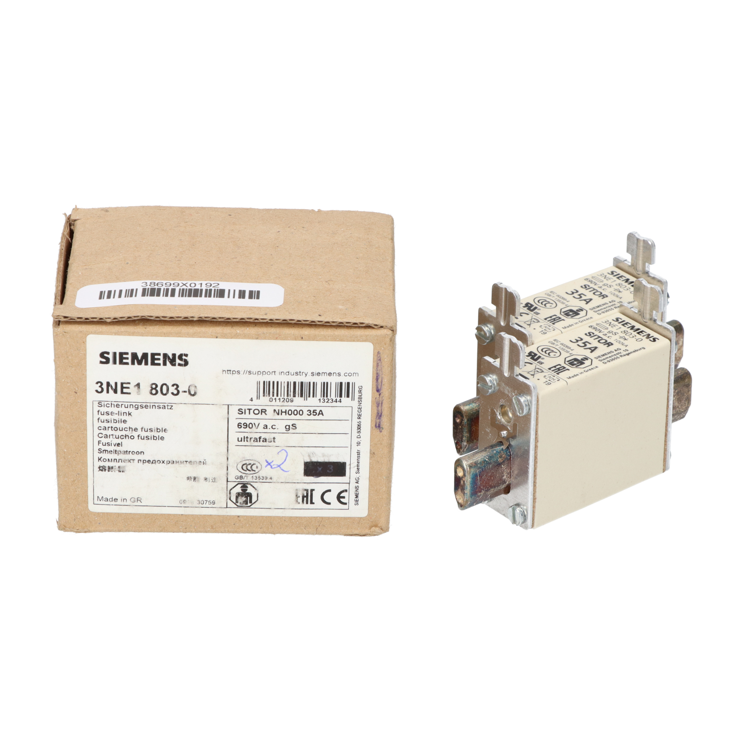 Siemens 3NE1803-0 New NFP (2pcs)