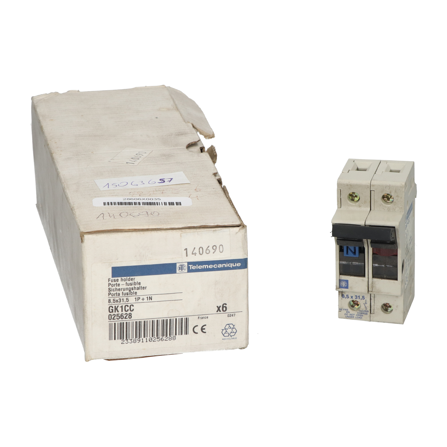 Telemecanique GK1CC Fuse Holder Terminal Block New NFP (6pieces)