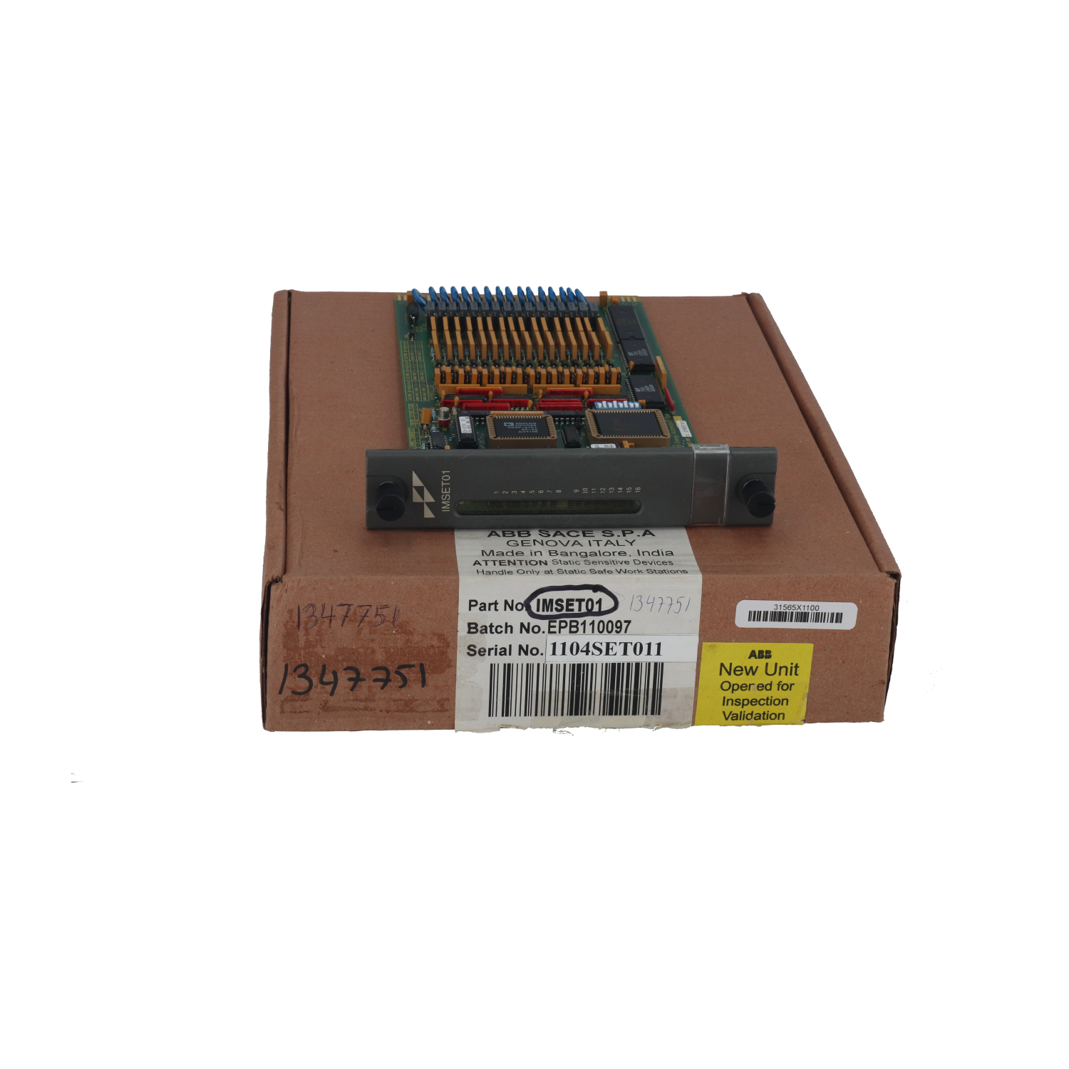 ABB IMSET01 Sequence of Event Time Keeper Module New NFP