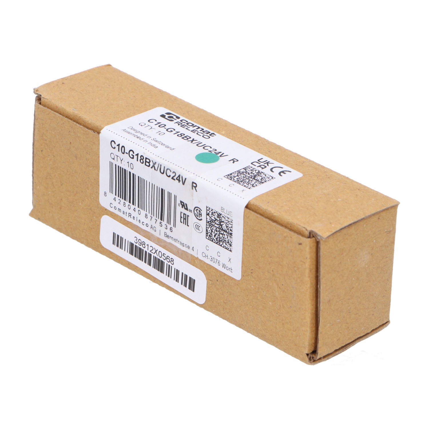 Comat C10-G18BX/UC24V R New NFP Sealed (10pcs)