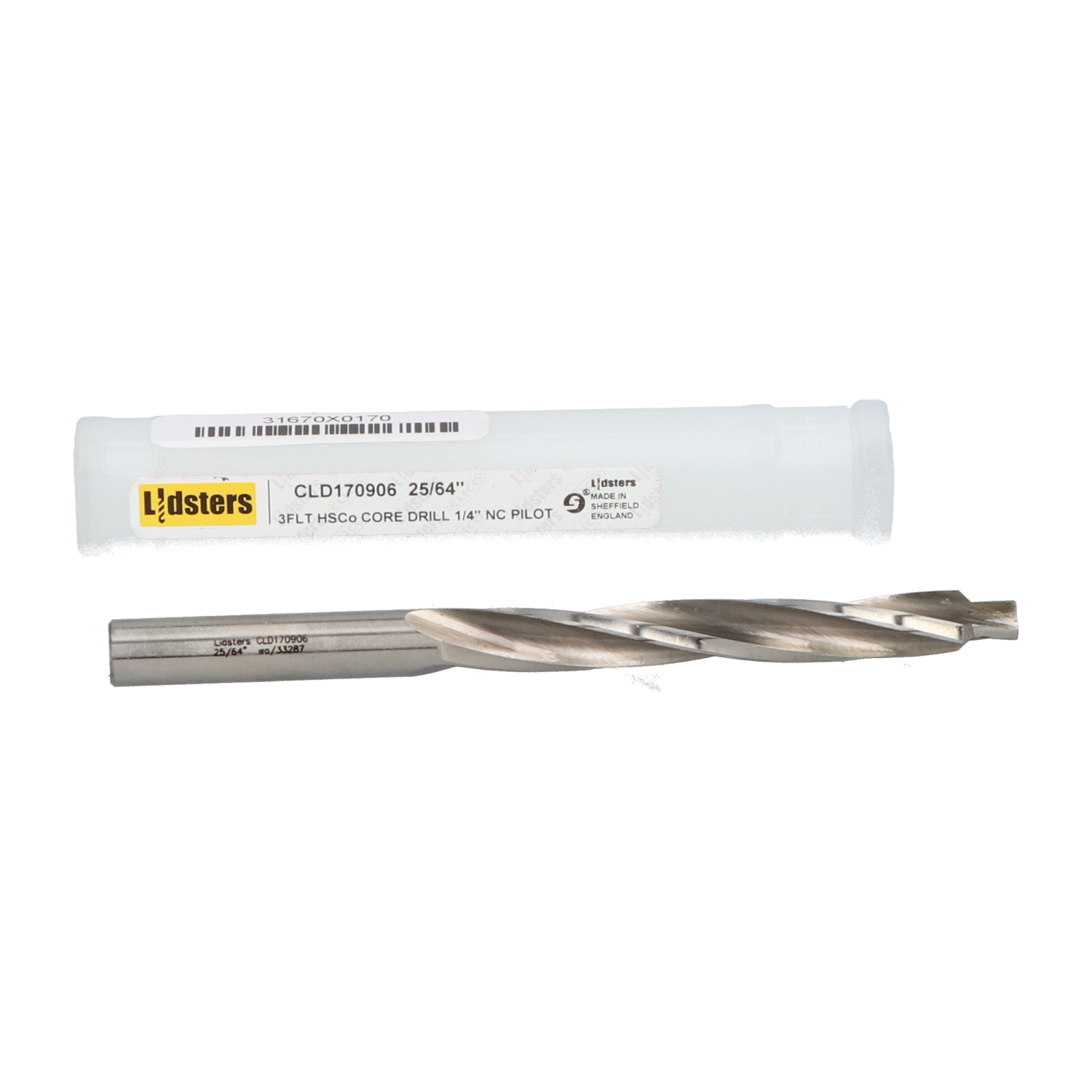 Lidsters CLD170906 Core Drill 25/64" New NFP