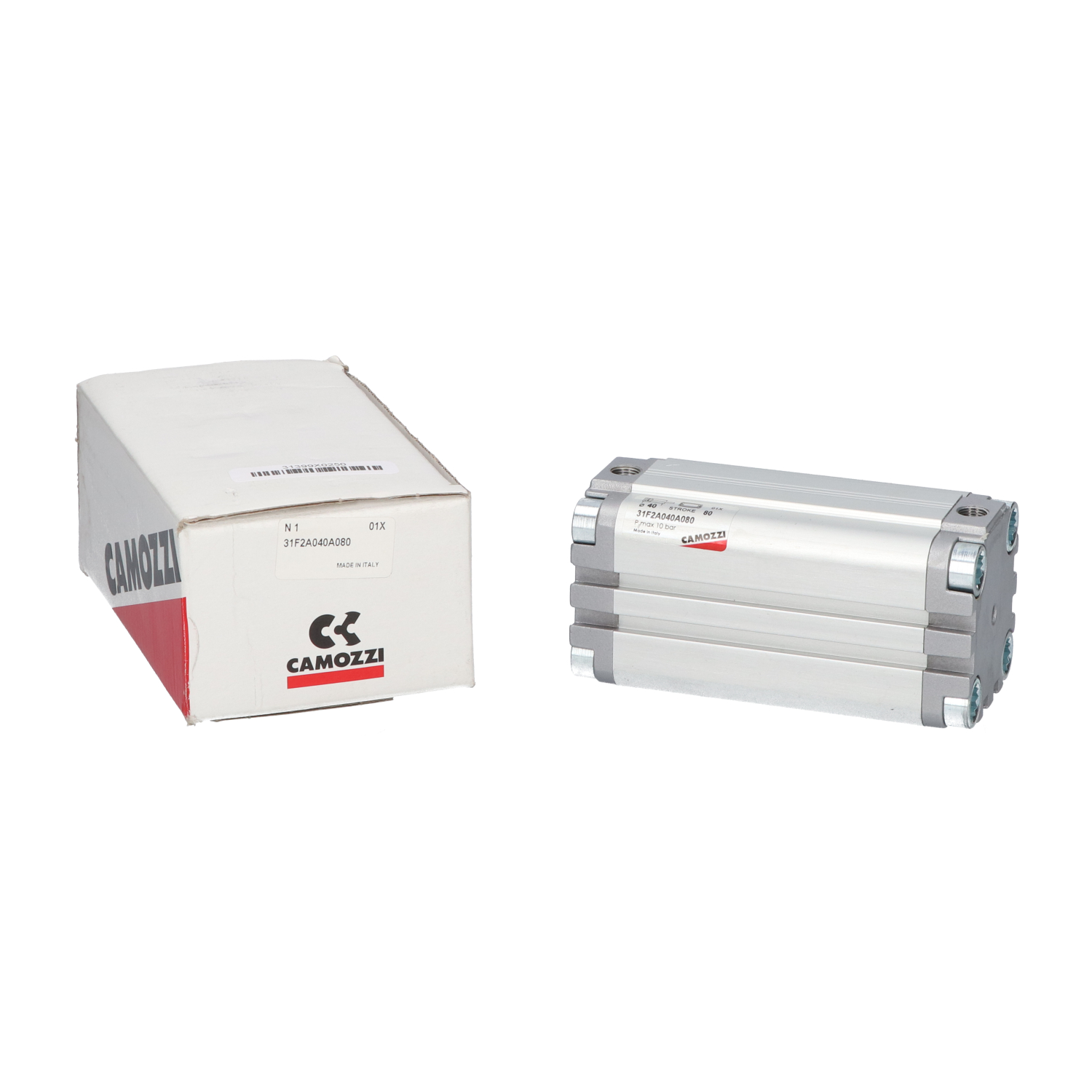 Camozzi 31F2A040A080 Compact cylinder double acting NEW NFP
