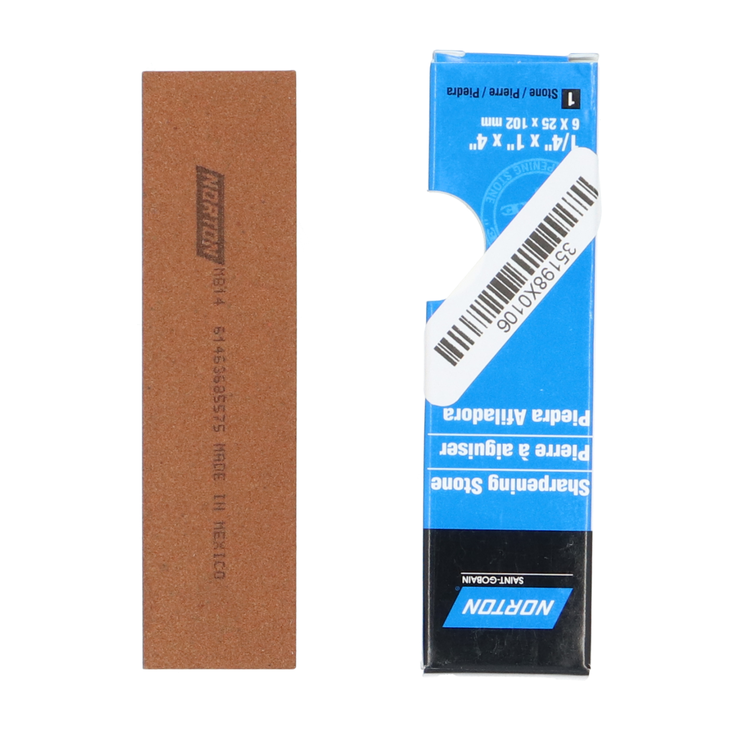 Norton Saint Gobain 51453685575 Sharpening Stone 6x25x102 mm New NFP