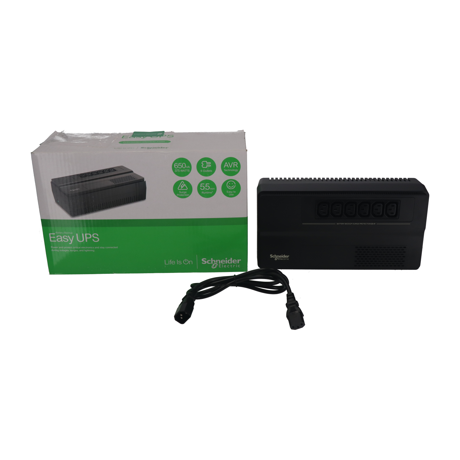 Schneider Electric BVS650I Easy Uninterruptible Power Supply New NFP