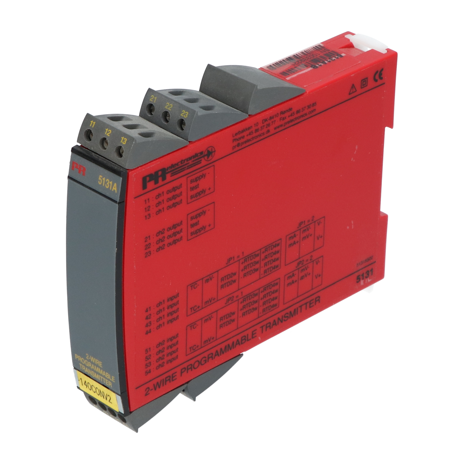 Pr Electronics 5131A 2-wire Programmable Transmitter Used UMP