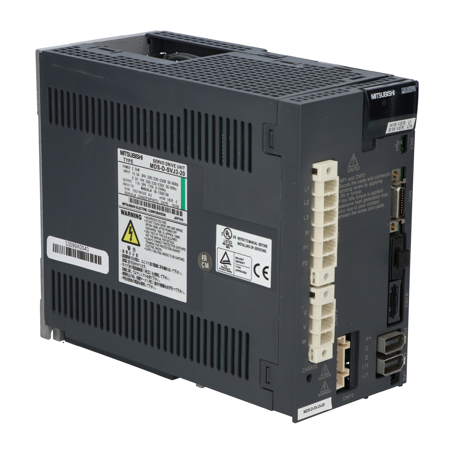 MITSUBISHI サーボドライブユニット MDS-D-SVJ3-03NA MITSUBISHI