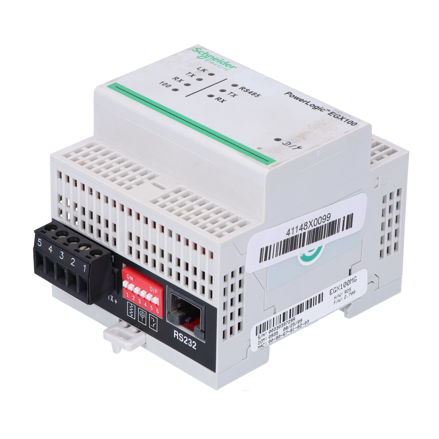 Schneider Electric EGX100MG Used UMP
